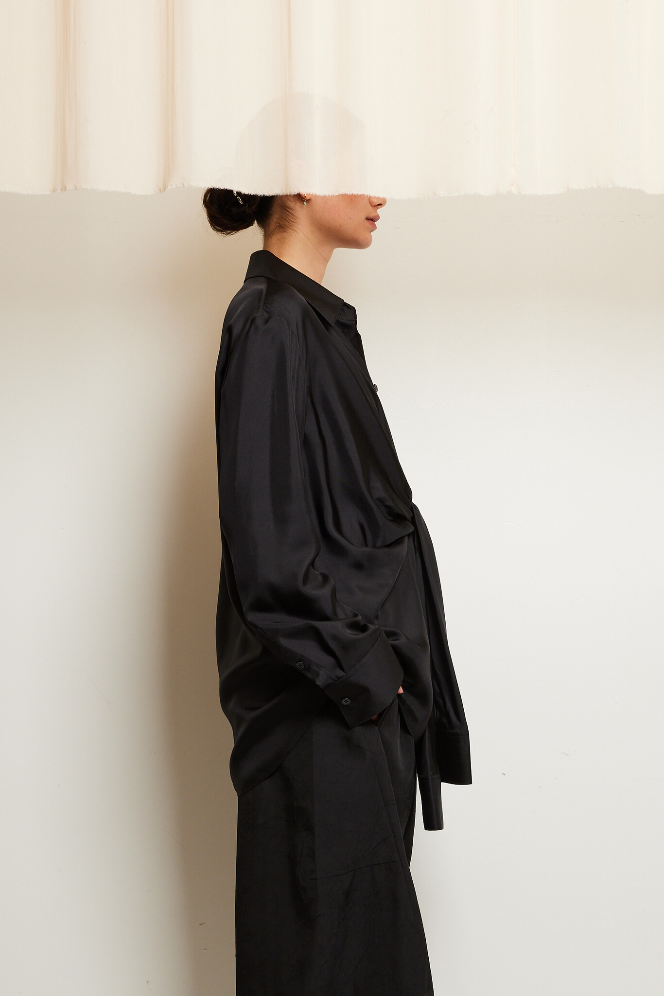 Róhe - Silk knotted shirt