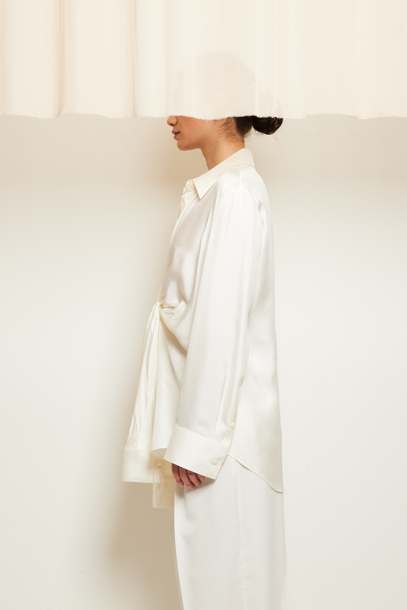 Róhe - Silk knotted shirt