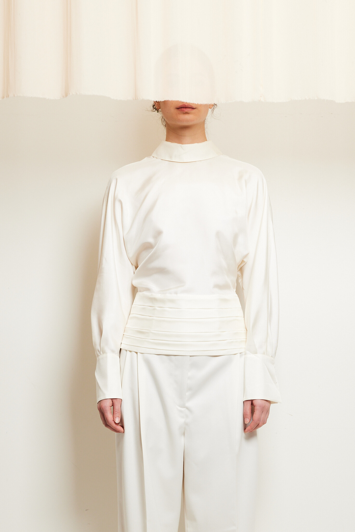 Róhe Tuxedo silk top