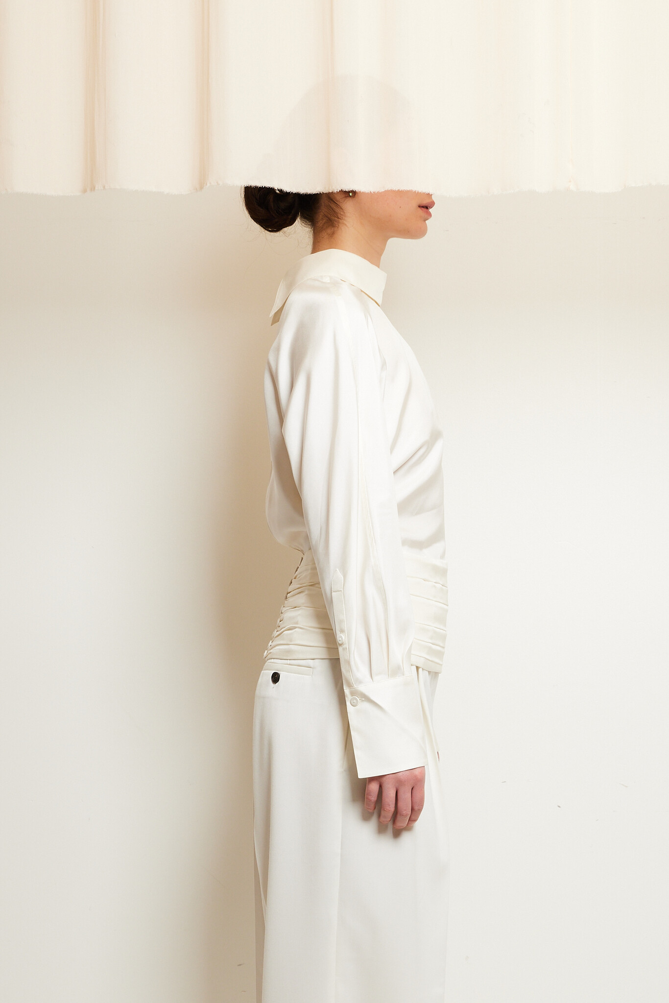 Róhe - Tuxedo silk top