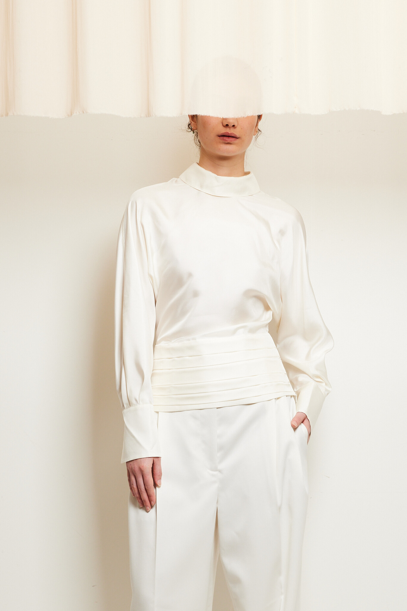 Róhe - Tuxedo silk top