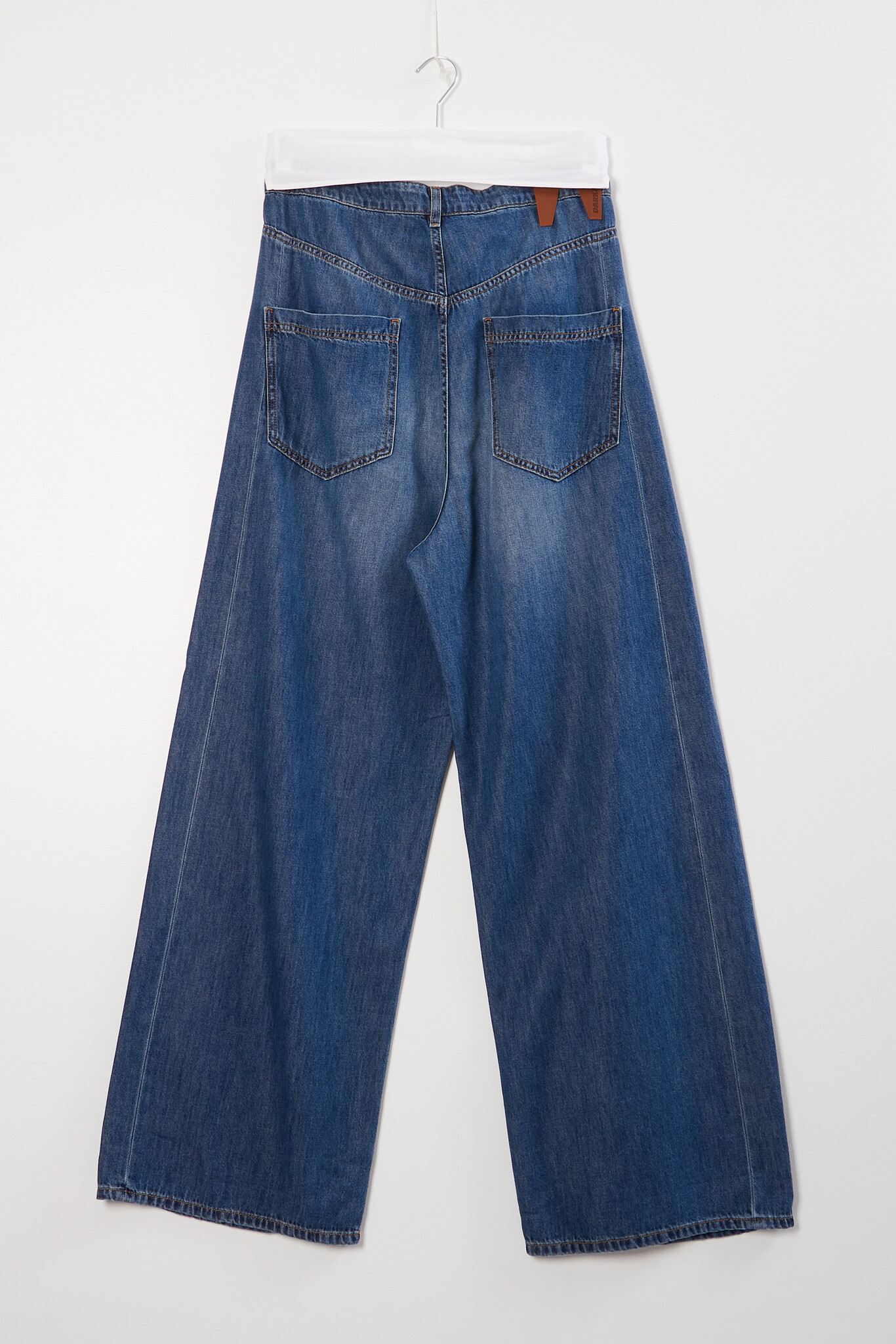 Darkpark - Ines fold over tencel denim