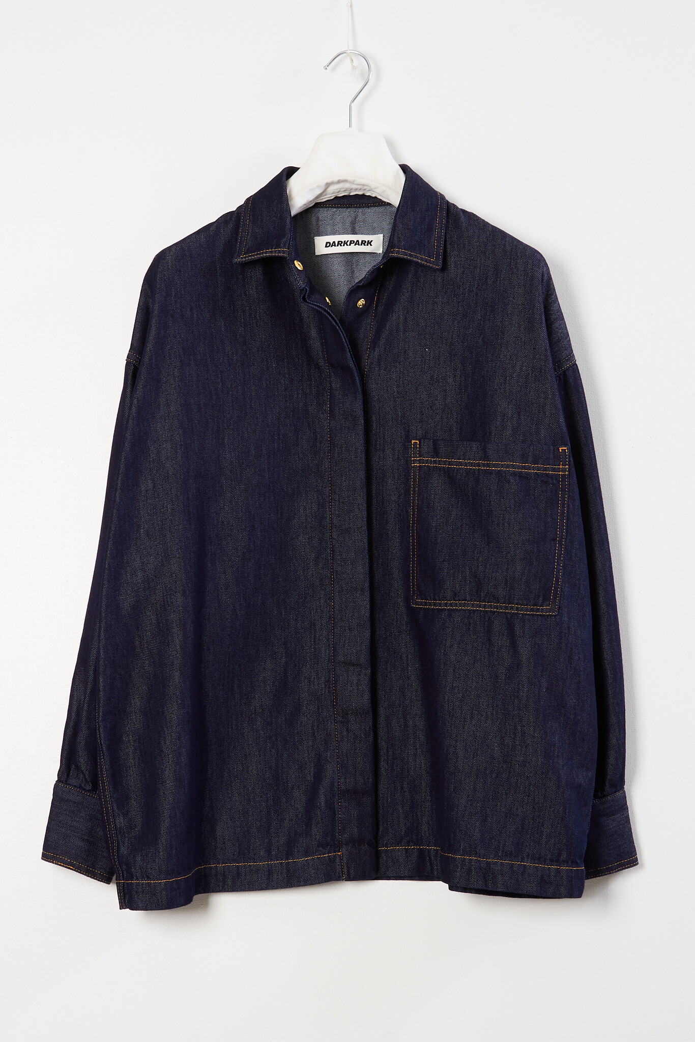 Darkpark - Jenny tencel denim boxy shirt