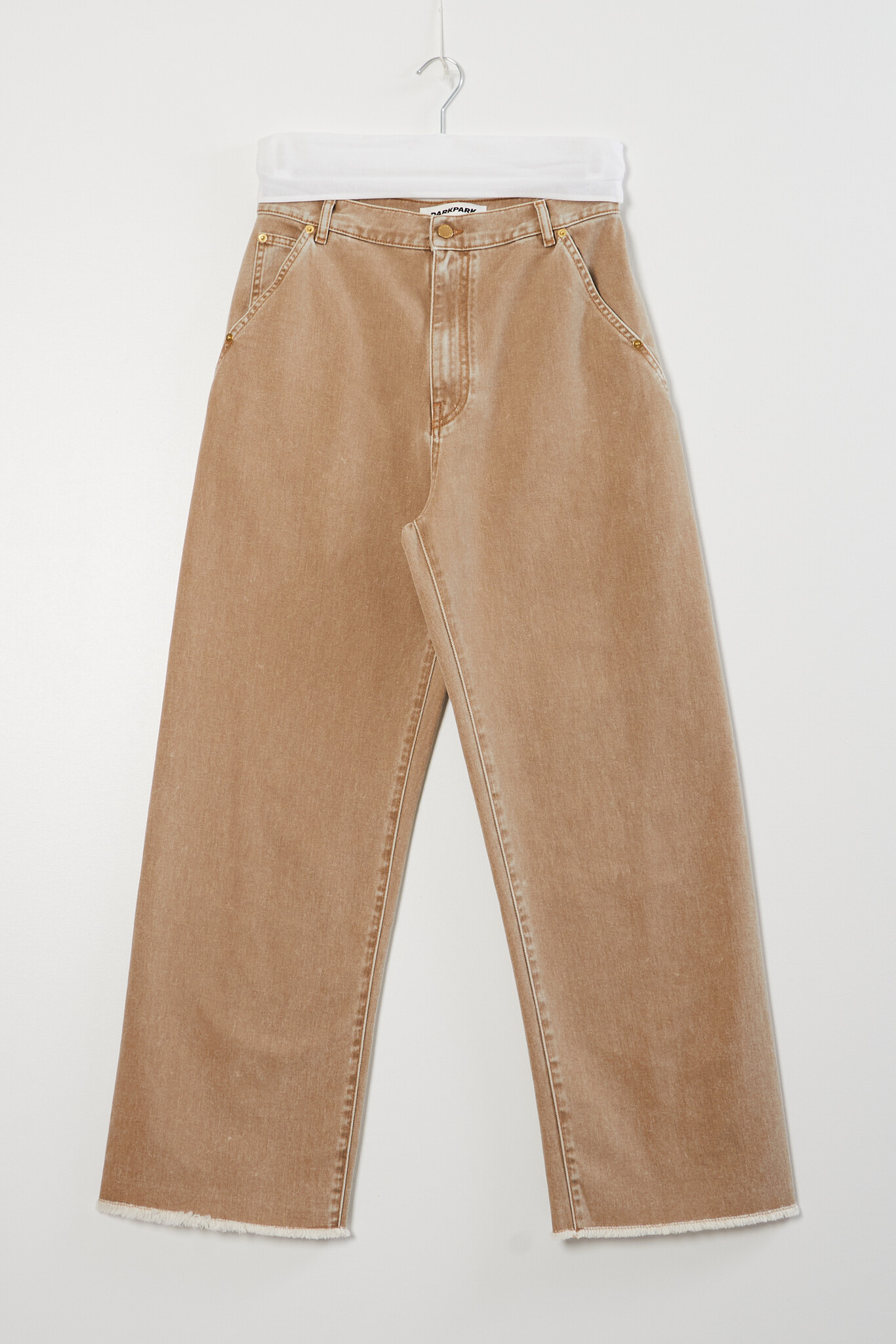 Darkpark - Sienna loose side split denim