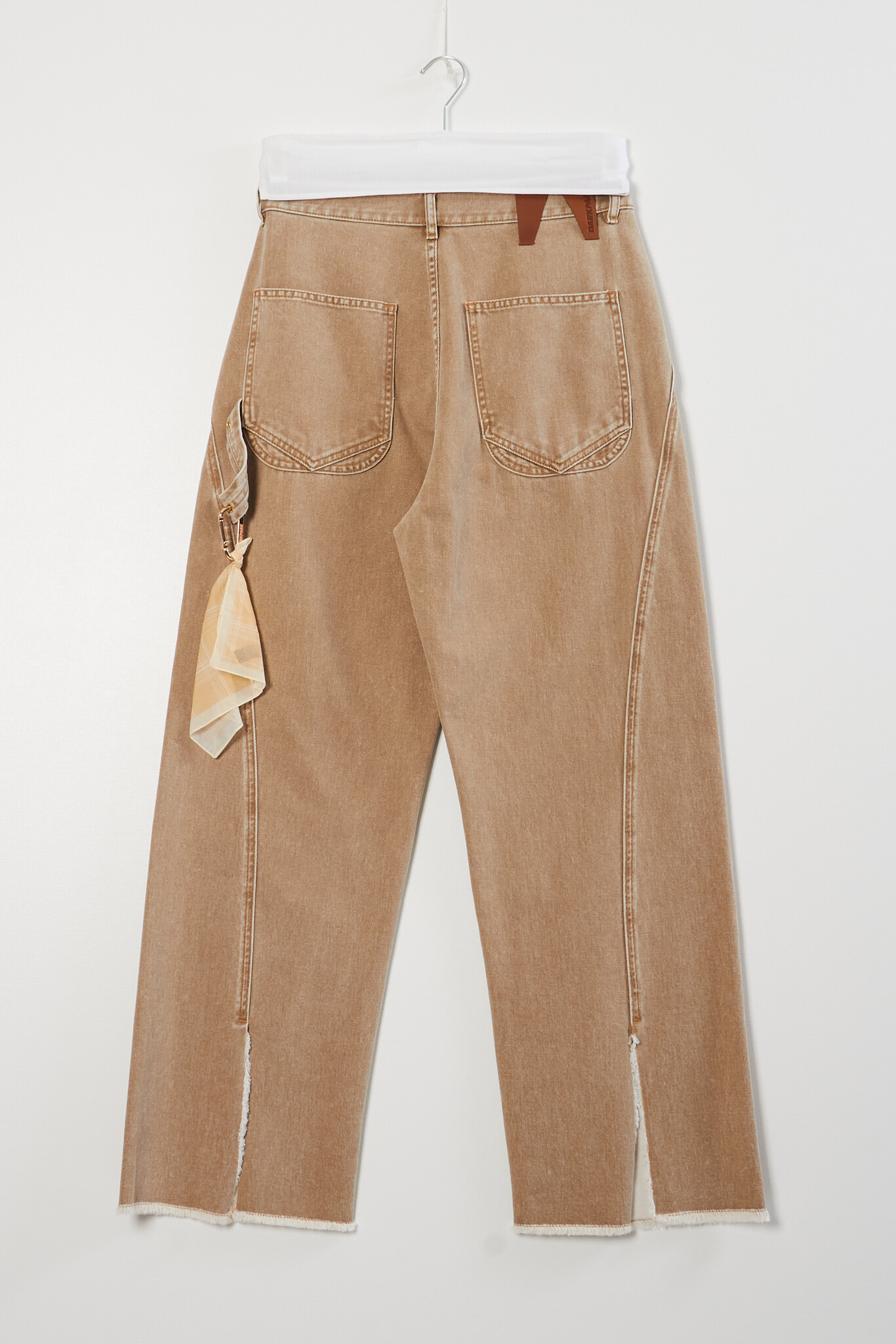Darkpark - Sienna loose side split denim