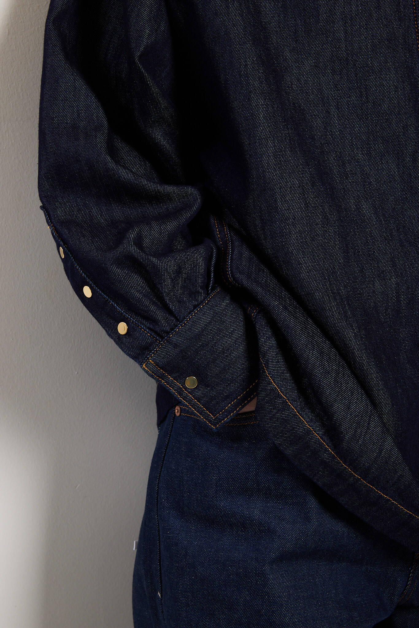 Darkpark - Jenny tencel denim boxy shirt