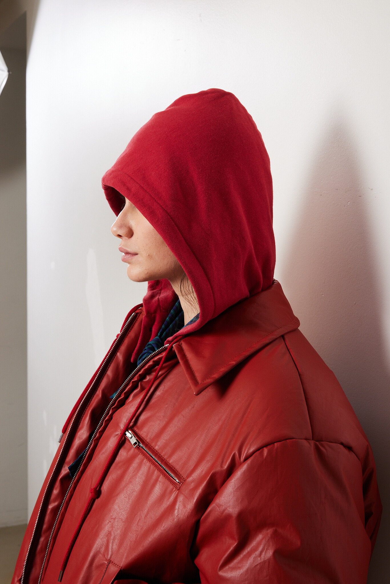 Meryll Rogge - Coated cotton padded bomber