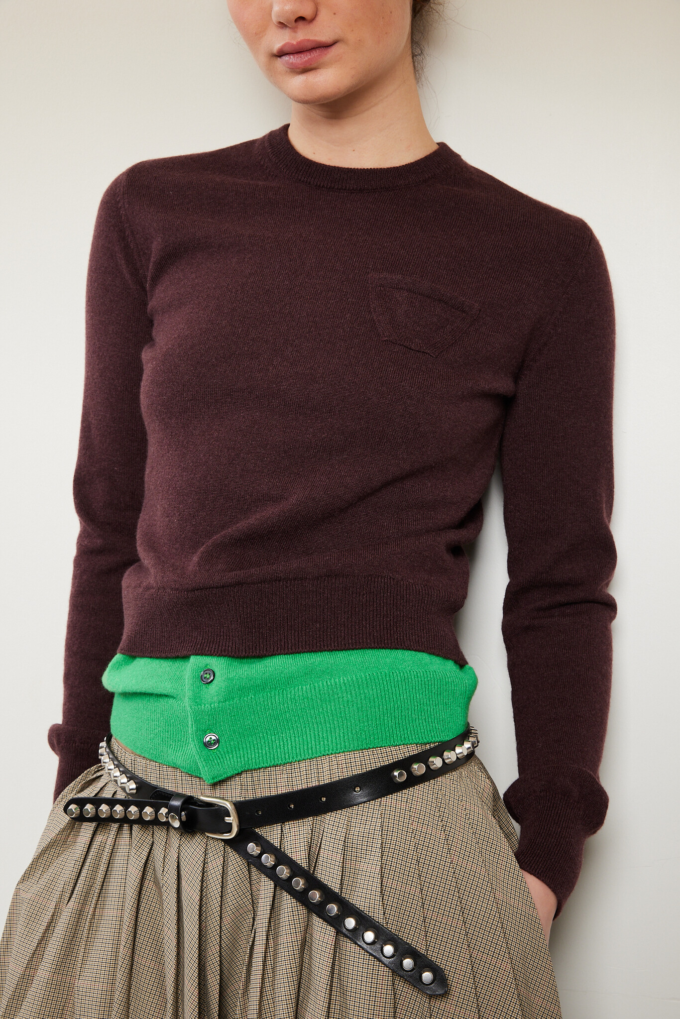 Meryll Rogge - Crew neck double sweater