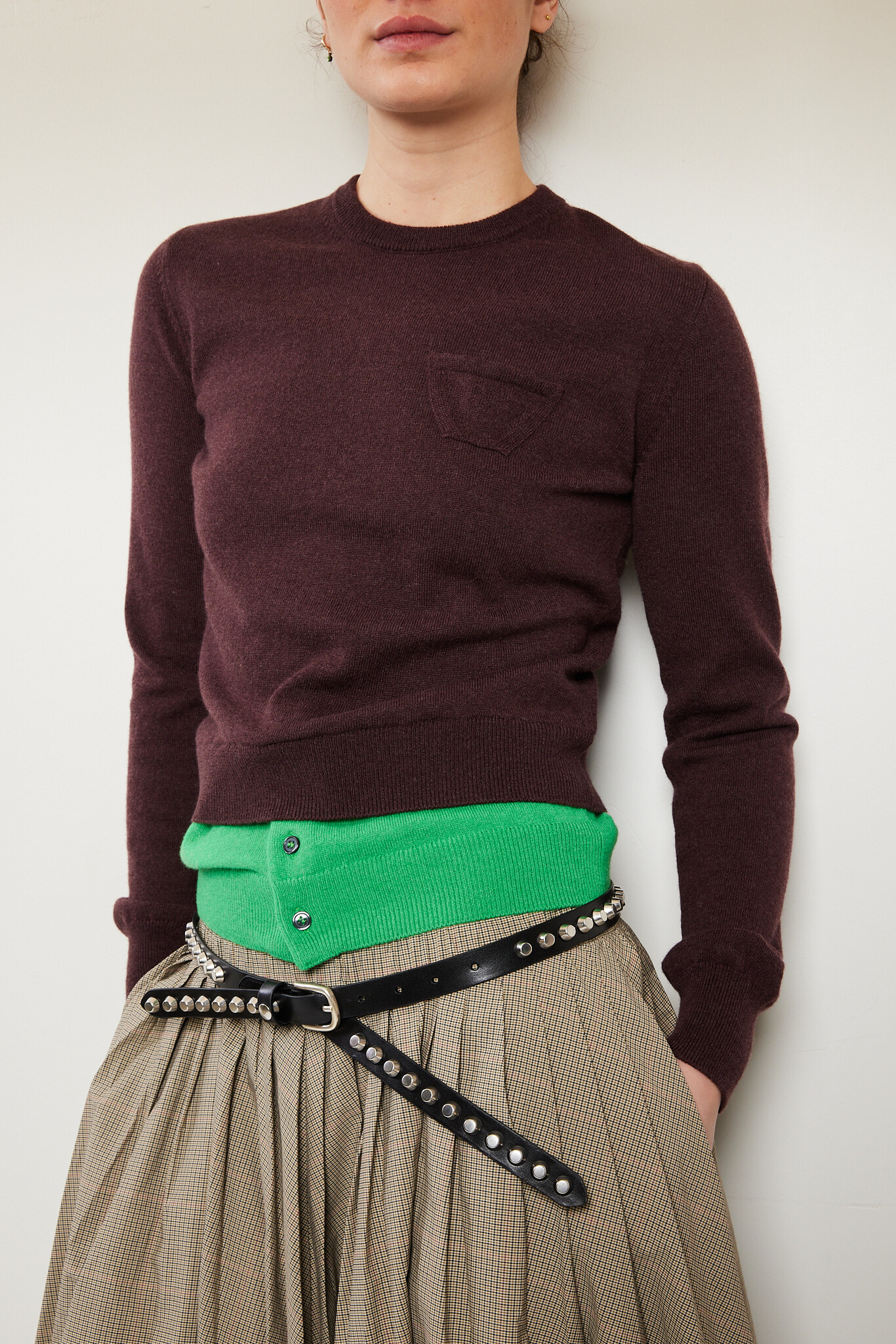 Meryll Rogge - Crew neck double sweater