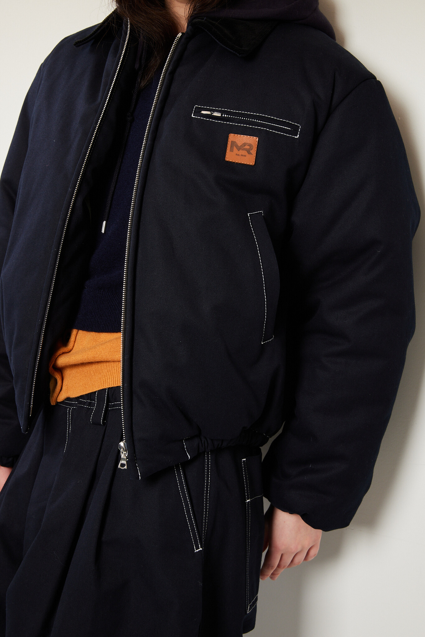 Meryll Rogge - Dyed cotton padded bomber