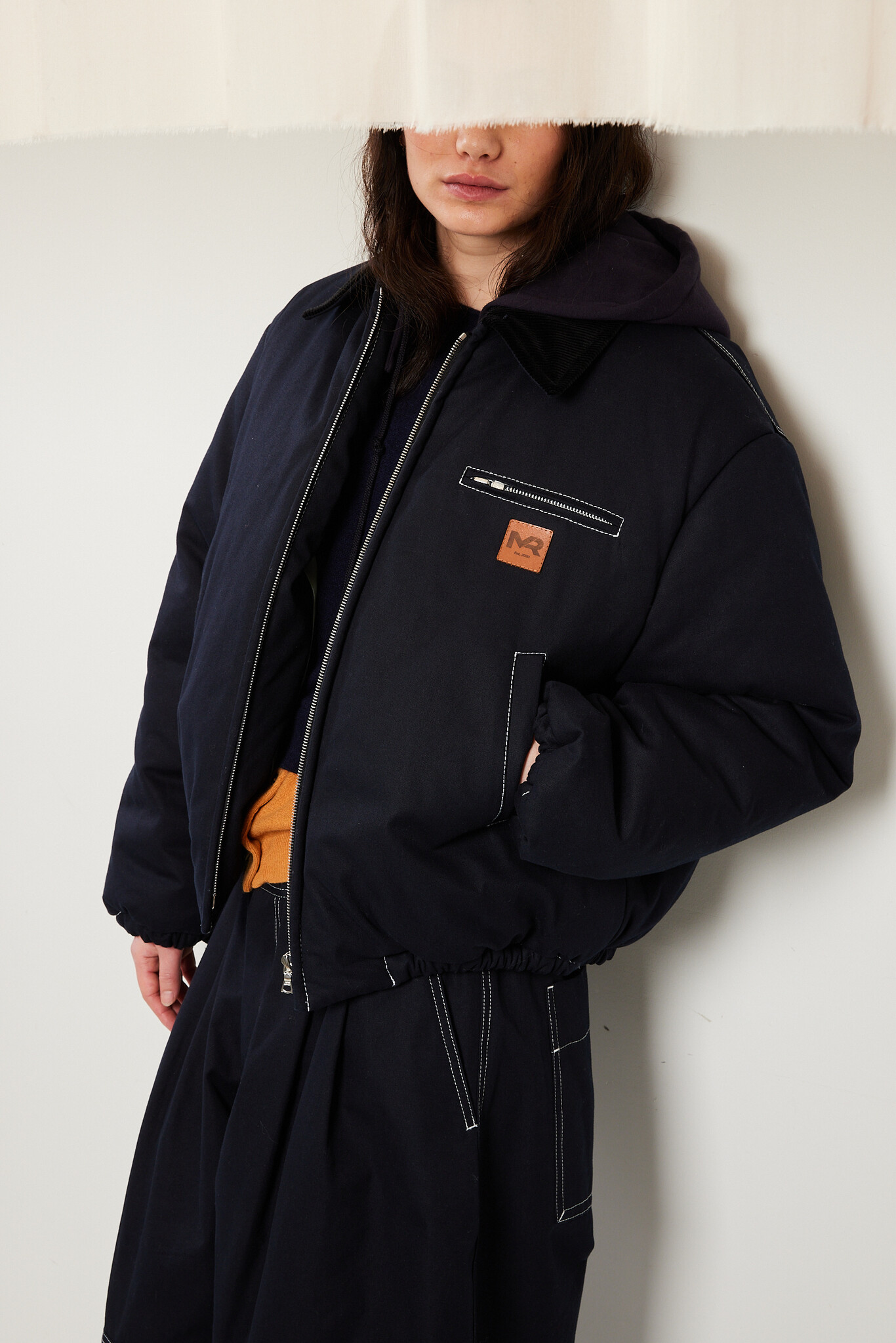 Meryll Rogge - Dyed cotton padded bomber