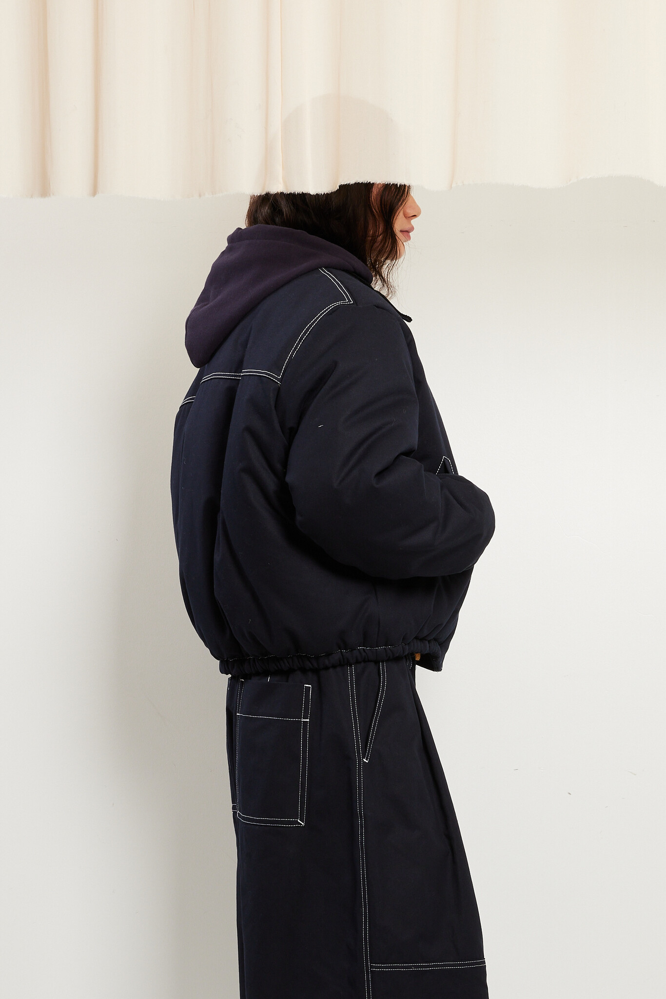 Meryll Rogge - Dyed cotton padded bomber