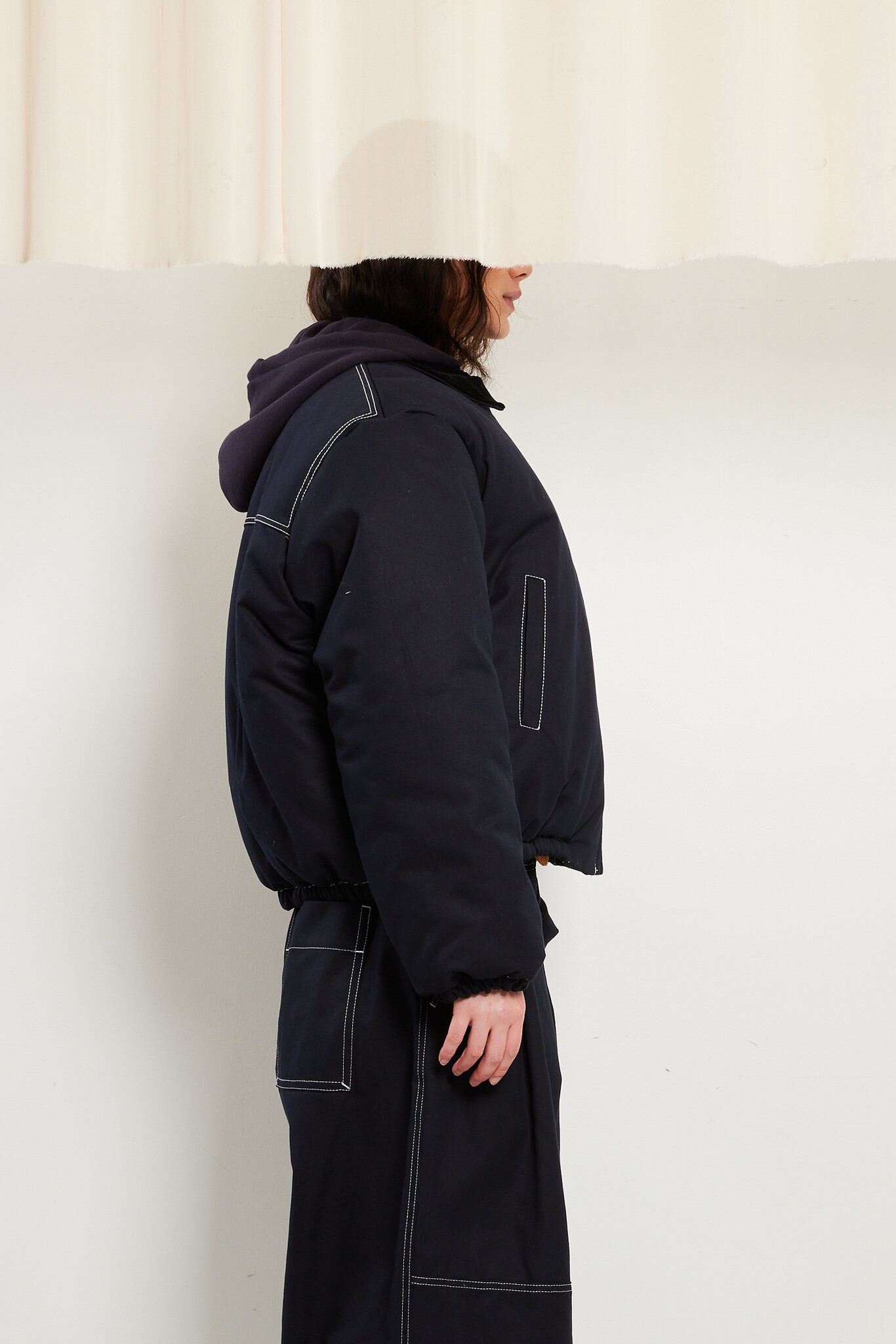 Meryll Rogge - Dyed cotton padded bomber