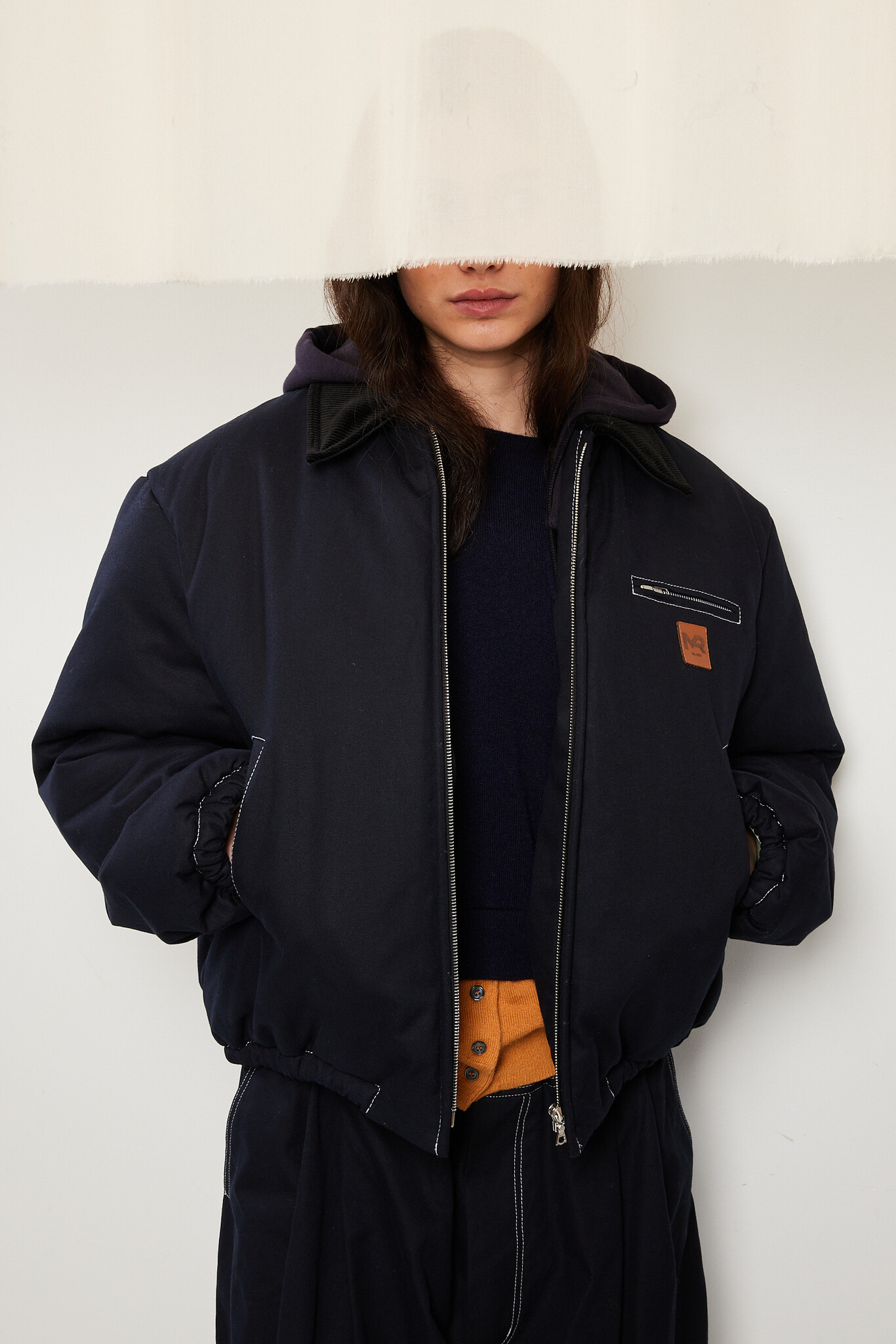 Meryll Rogge - Dyed cotton padded bomber