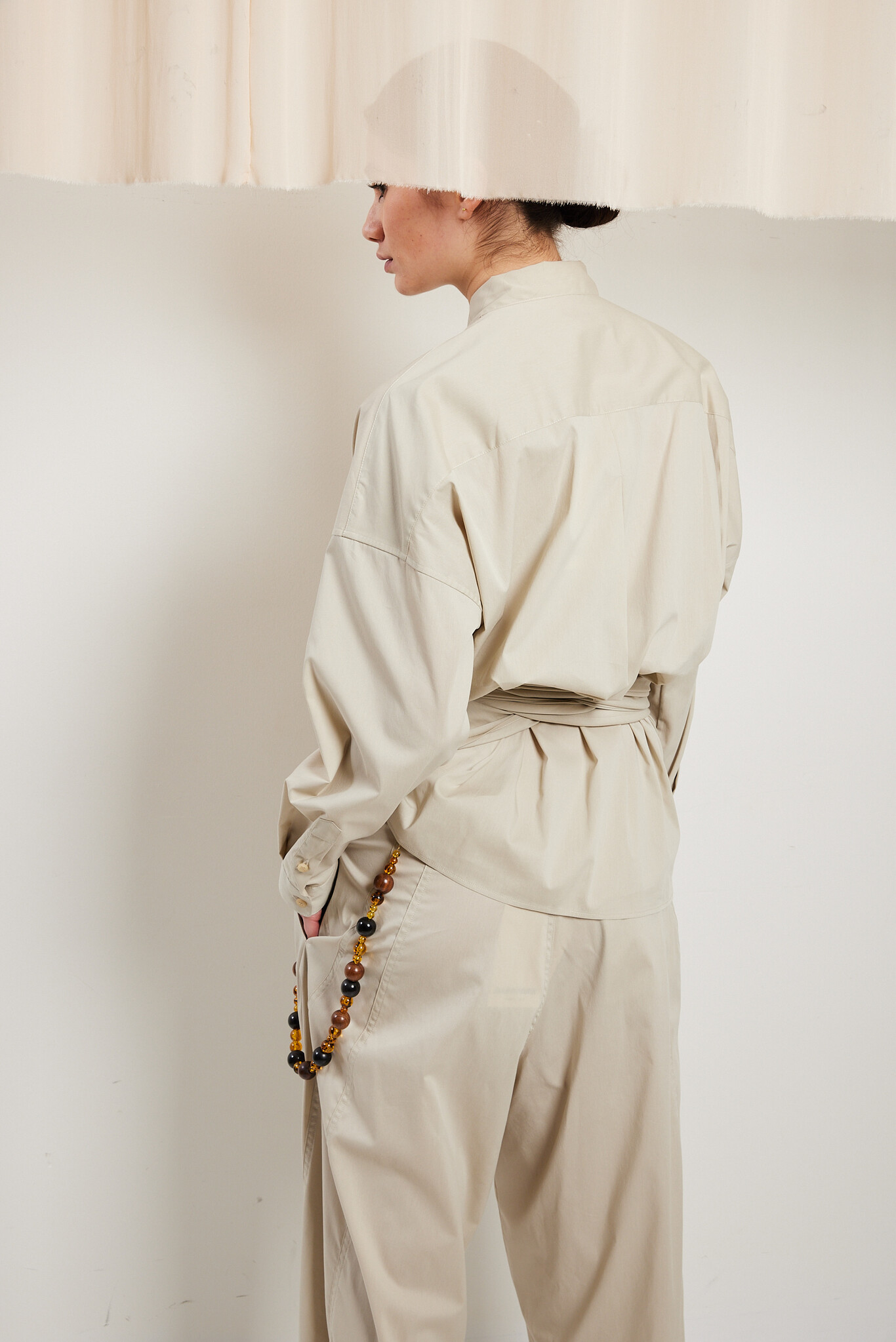 Darkpark - Romy popline drap shirt