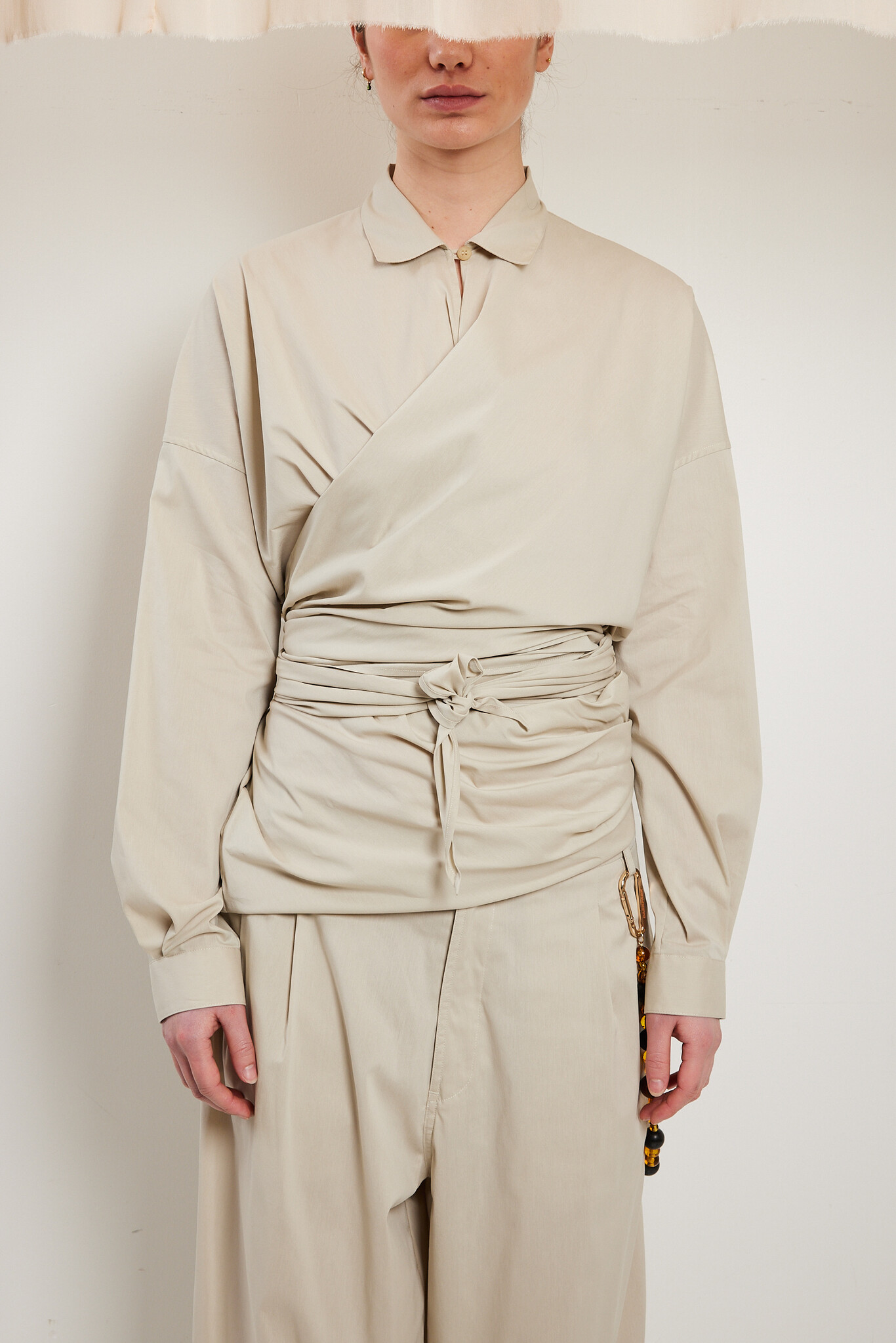 Darkpark - Romy popline drap shirt