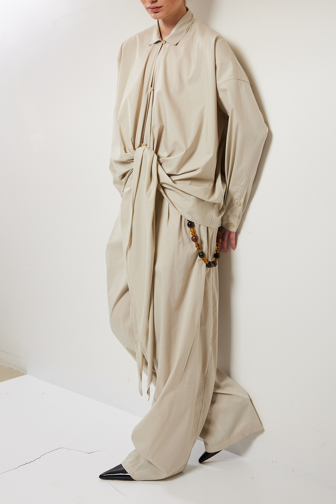 Darkpark - Romy popline drap shirt