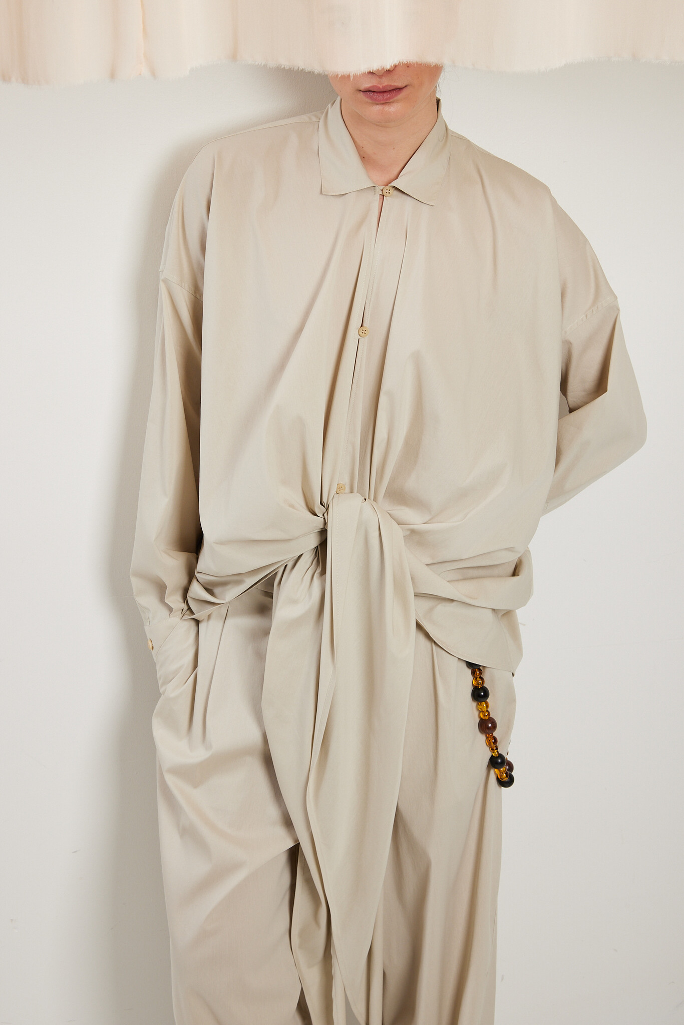 Darkpark - Romy popline drap shirt