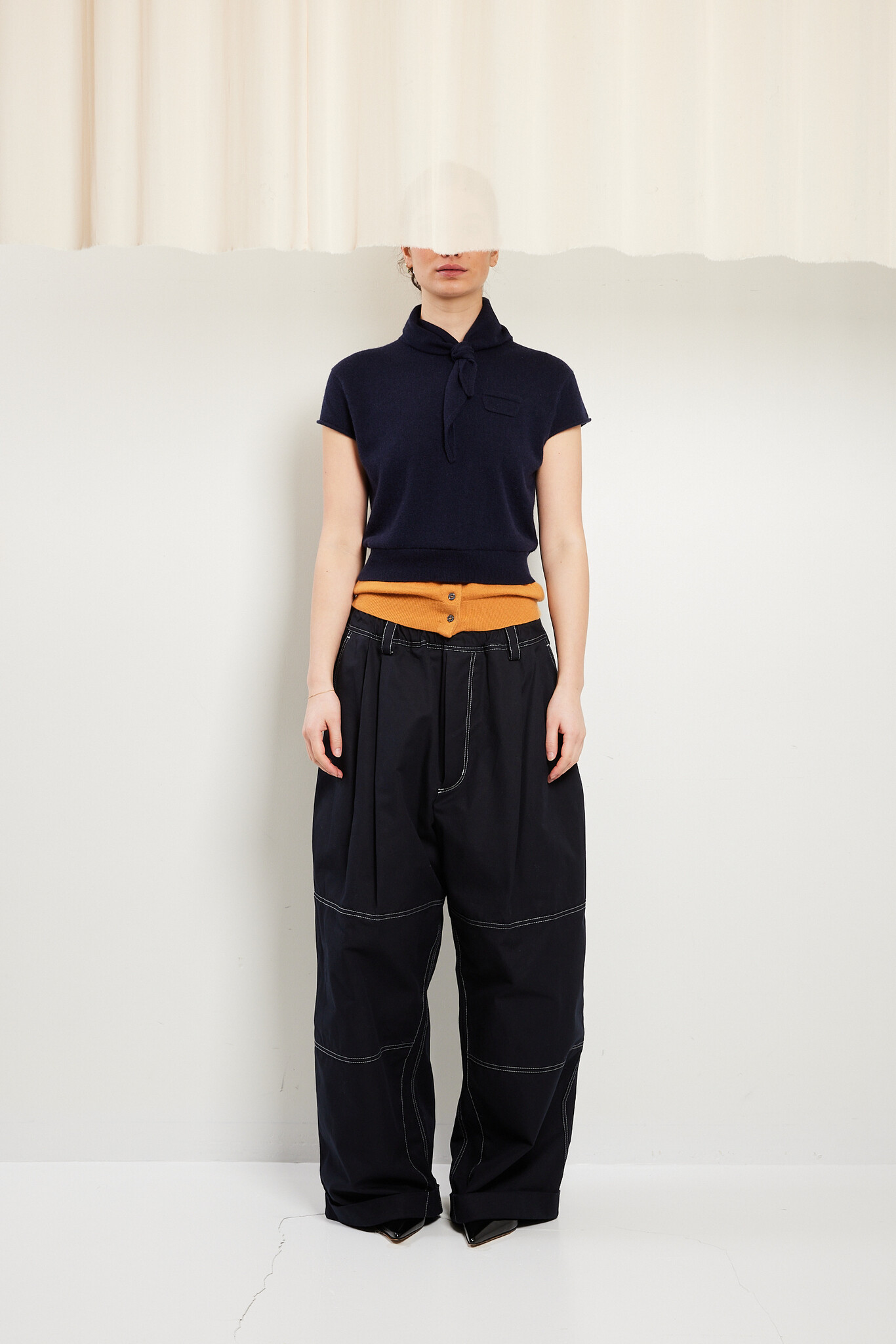 Meryll Rogge Workwear drawstring chino