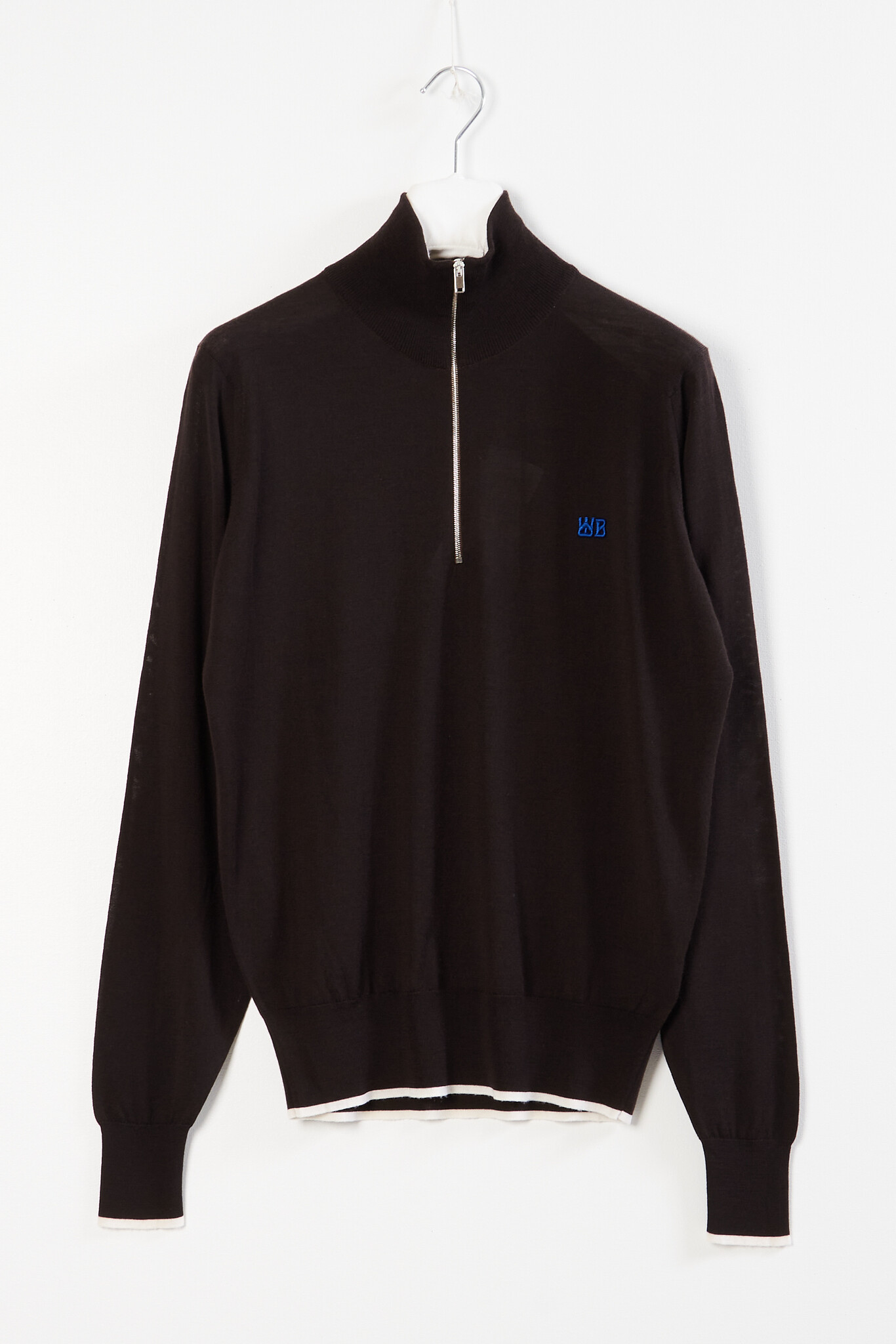 Wales Bonner Park Quarter Zip Jumper