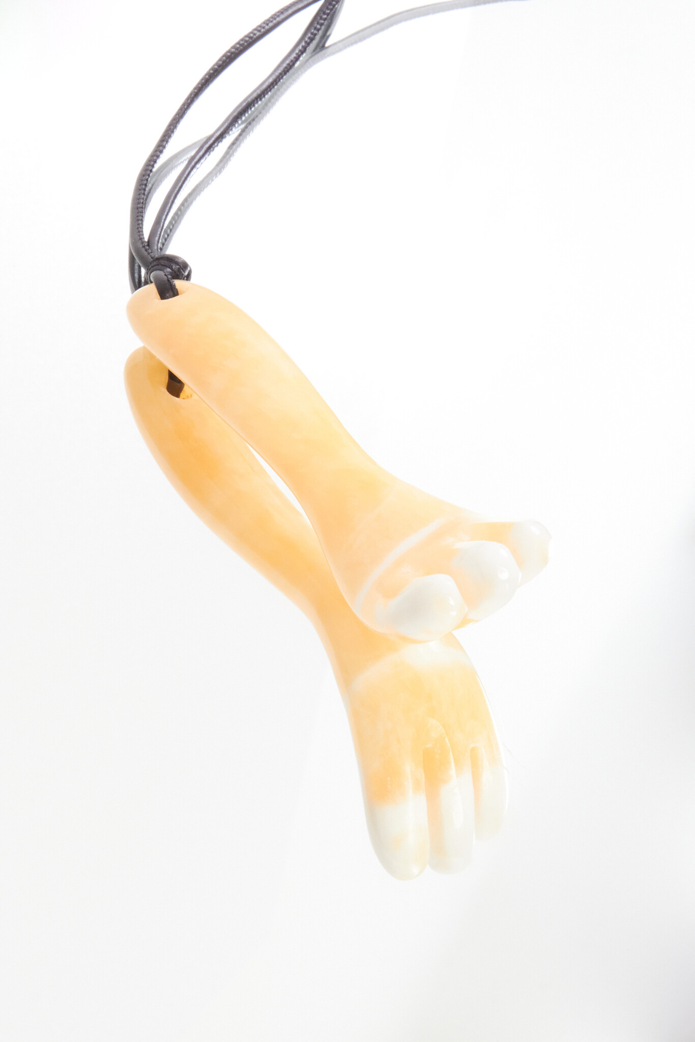 Lemaire Gua sha fork necklace