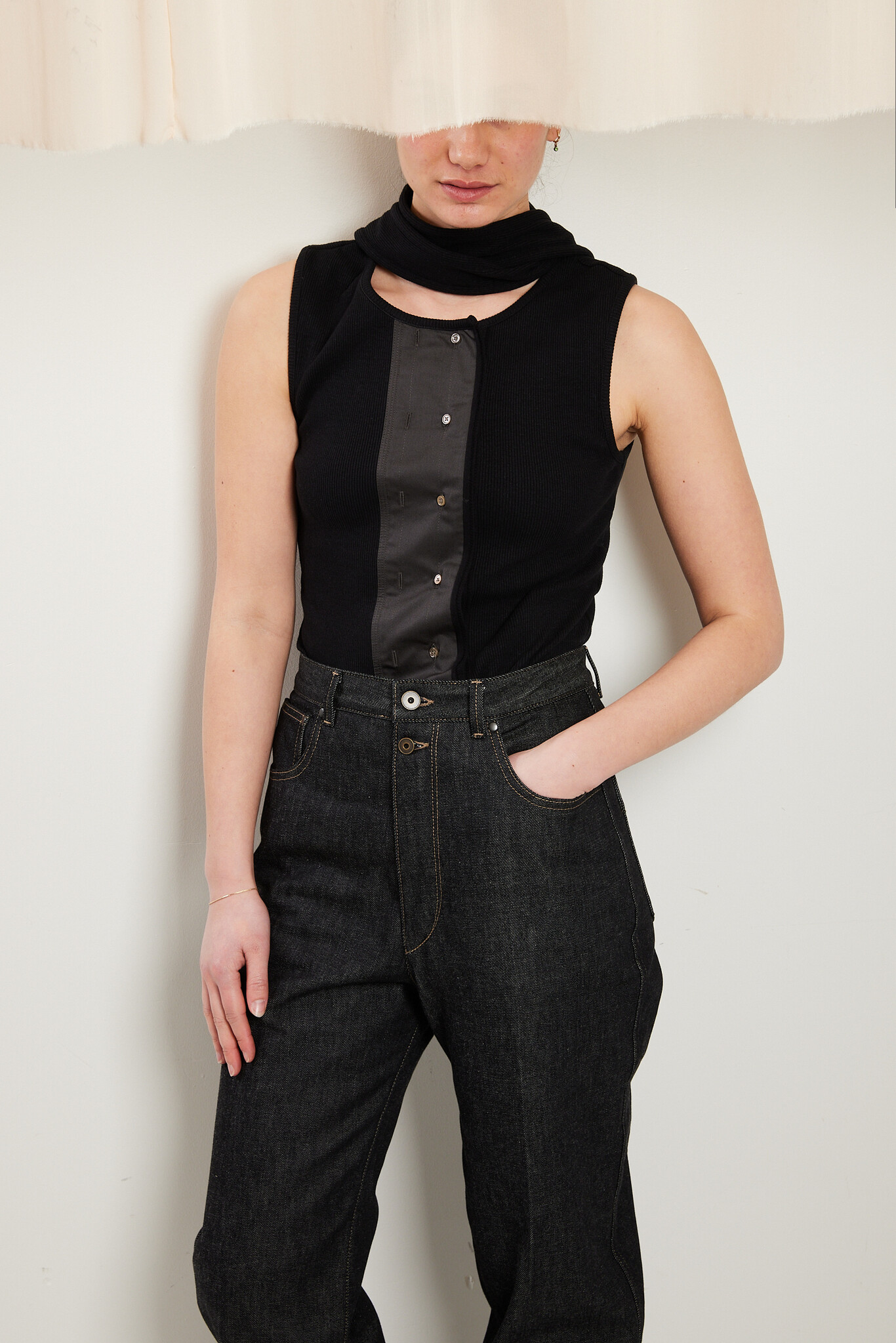 Lemaire - Asymmetrical fitted top
