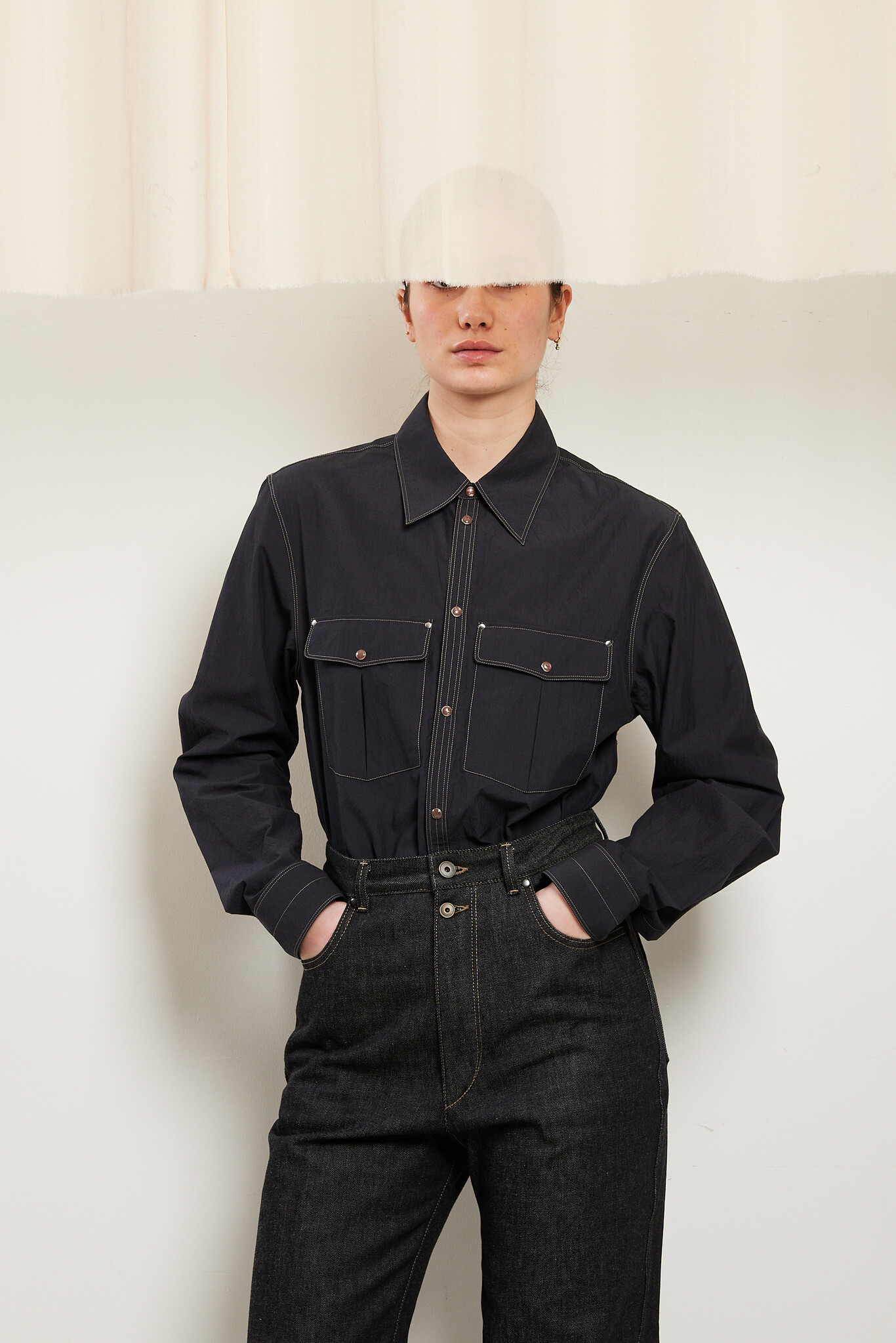 Lemaire - Chest pocket fitted shirt