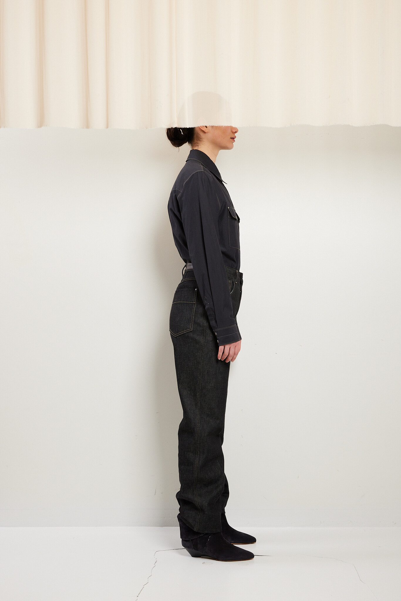 Lemaire - High waisted straight pants