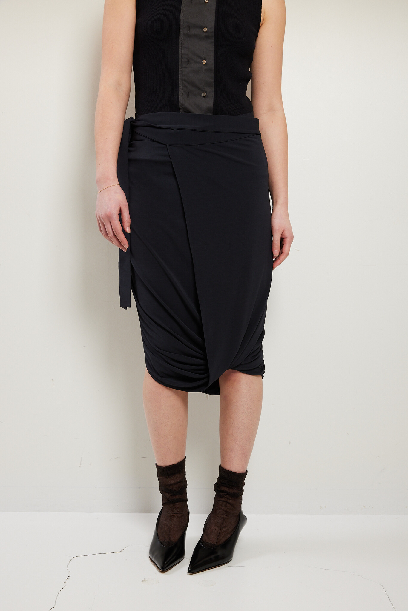 Lemaire - Soft wrap skirt