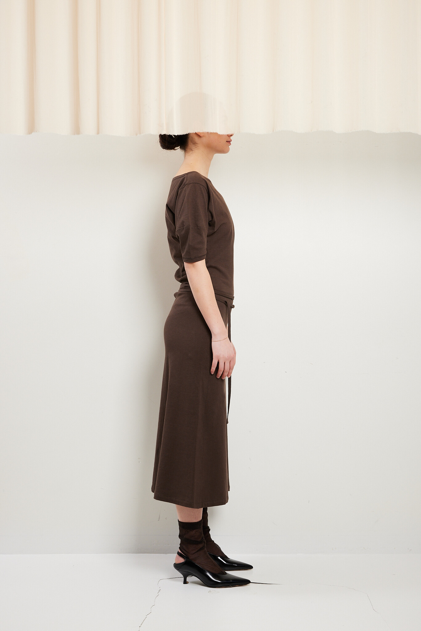 Lemaire - Off shoulder dress