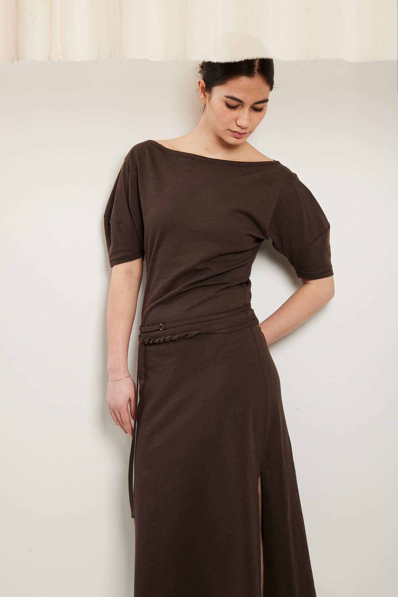 Lemaire - Off shoulder dress