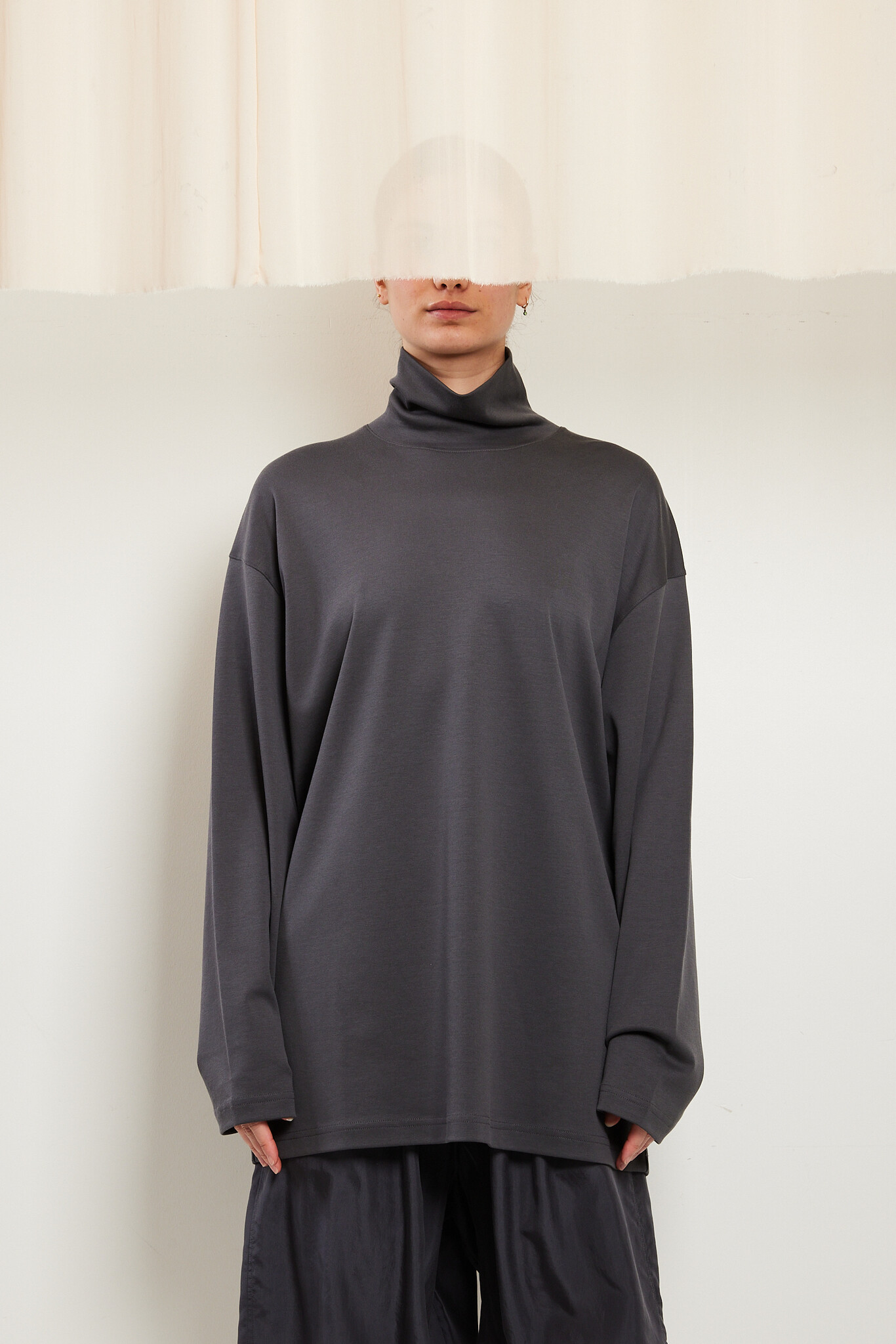 Lemaire Relaxed mock neck t-shirt