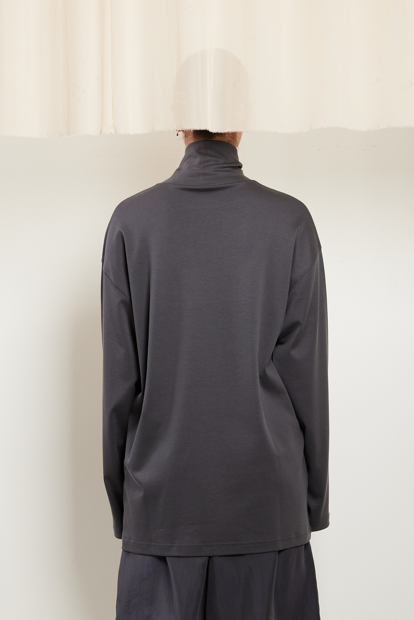 Lemaire - Relaxed mock neck t-shirt