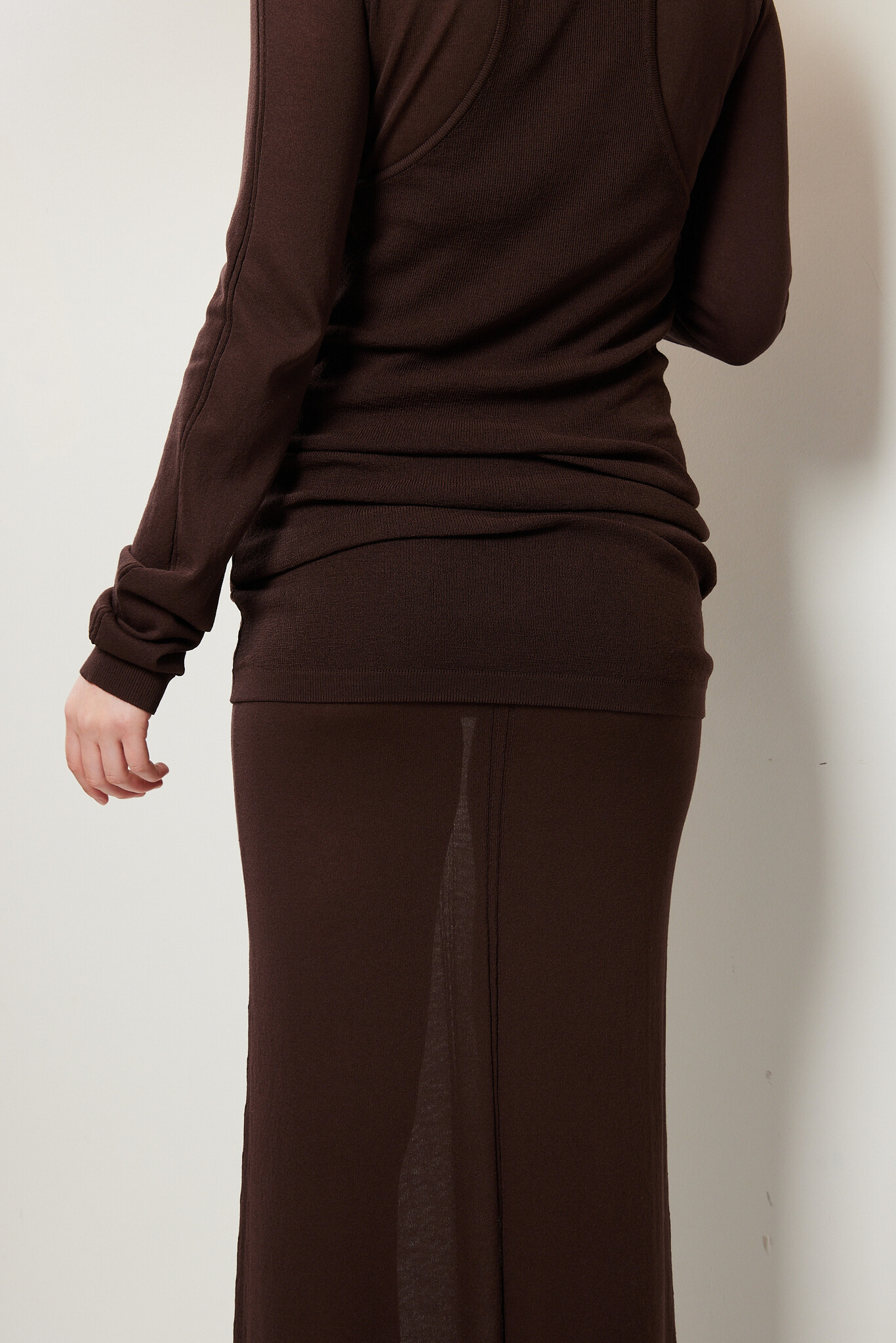 Lemaire - Long sleeve tube dress