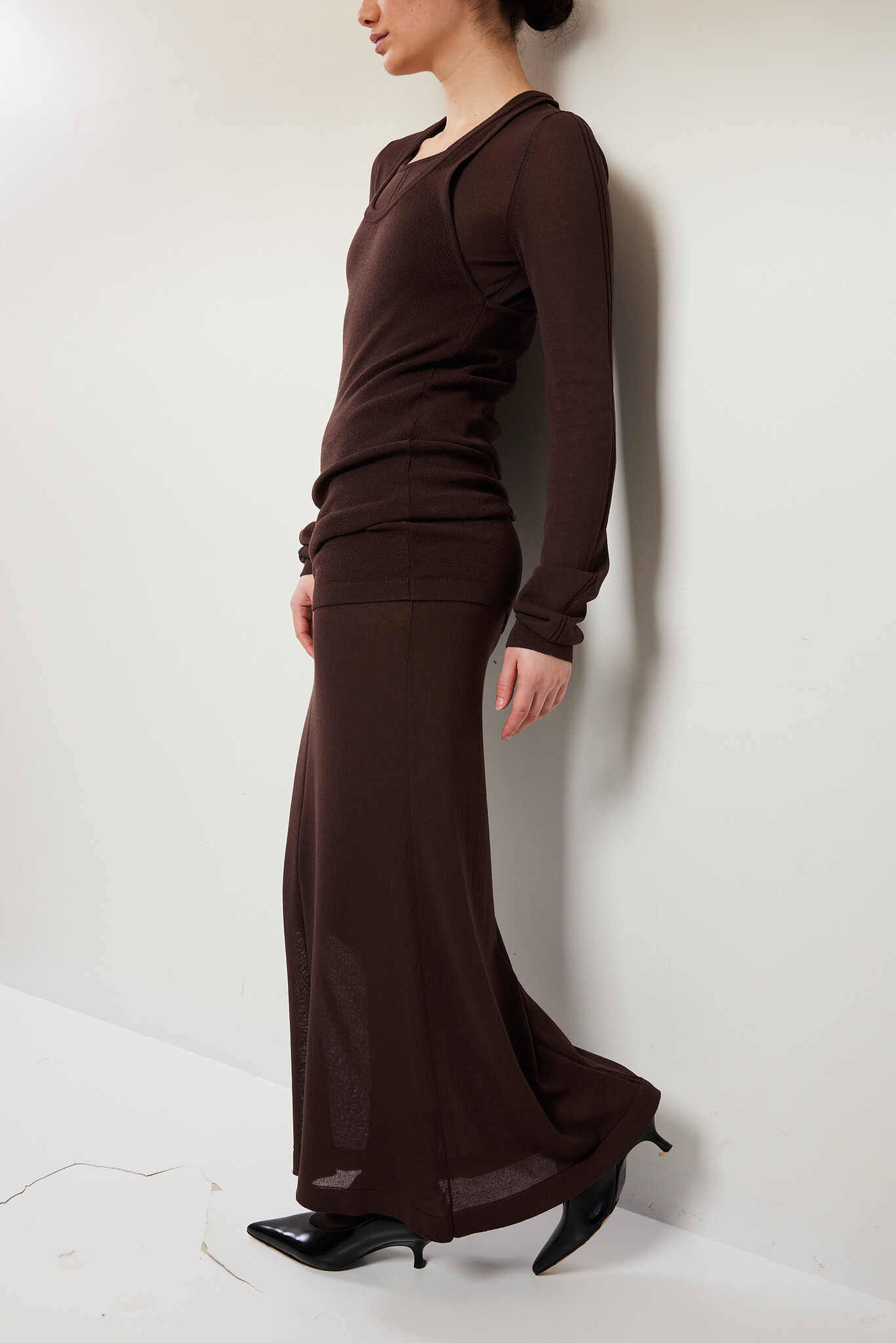 Lemaire - Long sleeve tube dress