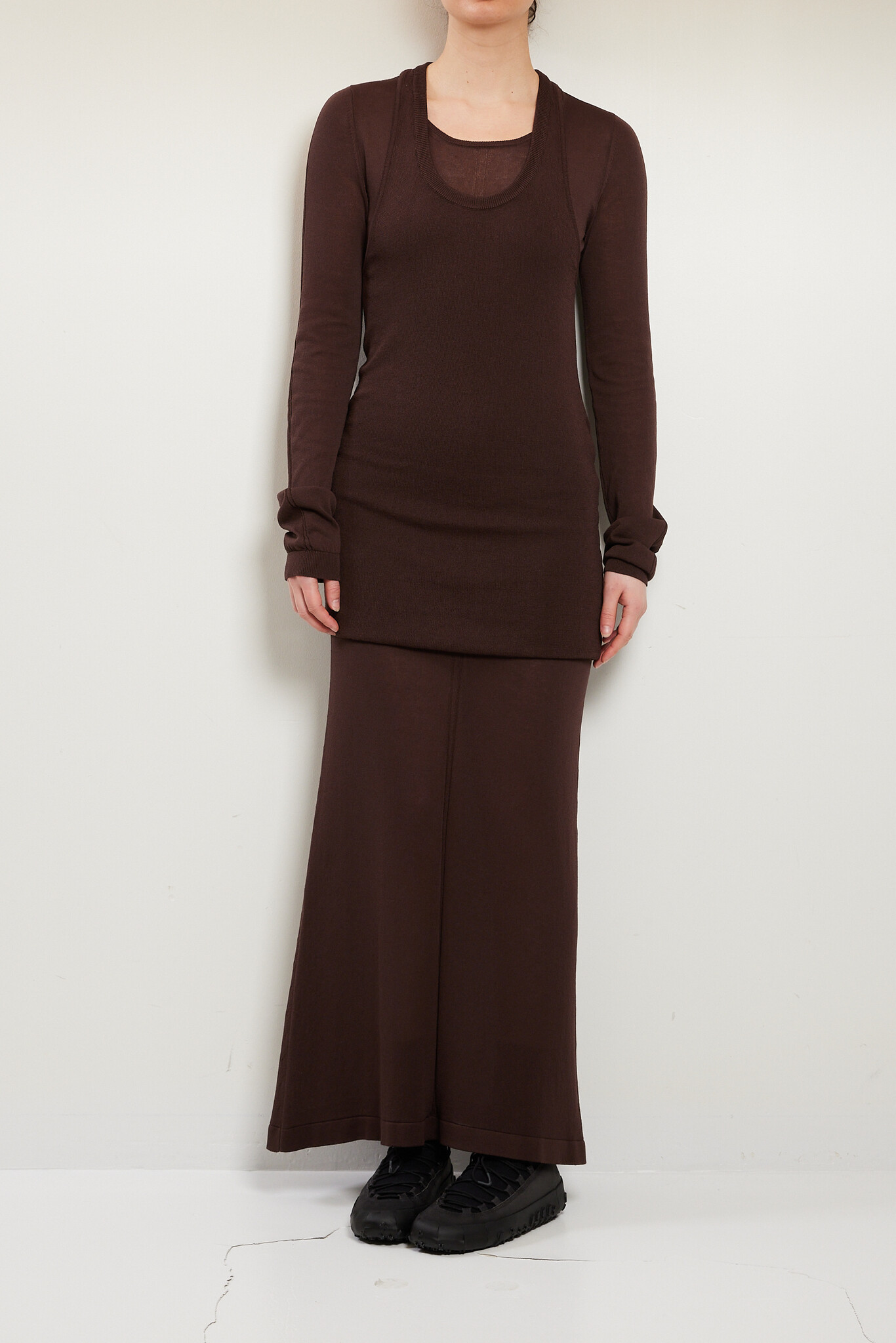 Lemaire - Long sleeve tube dress
