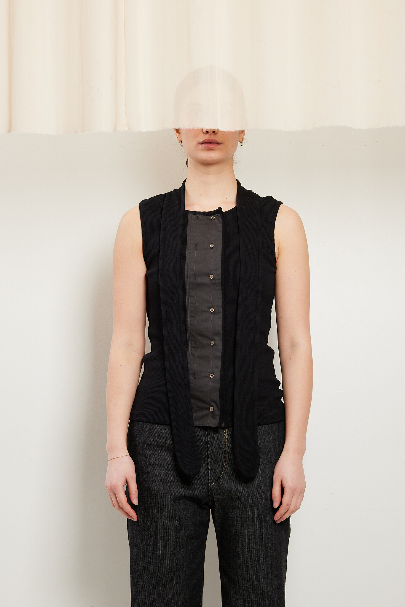 Lemaire Asymmetrical fitted top