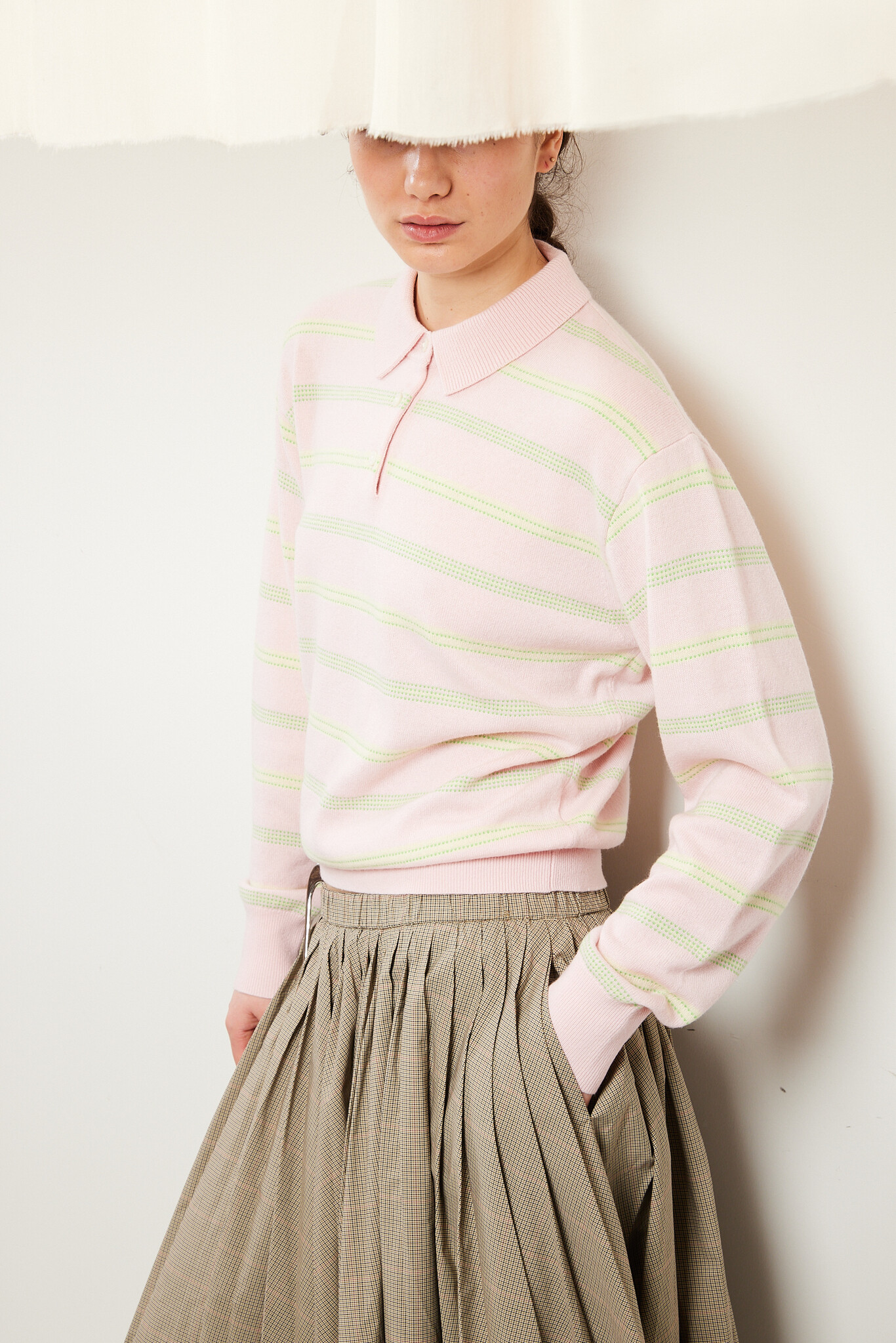 Guest in Residence - Collegiate stripe polo