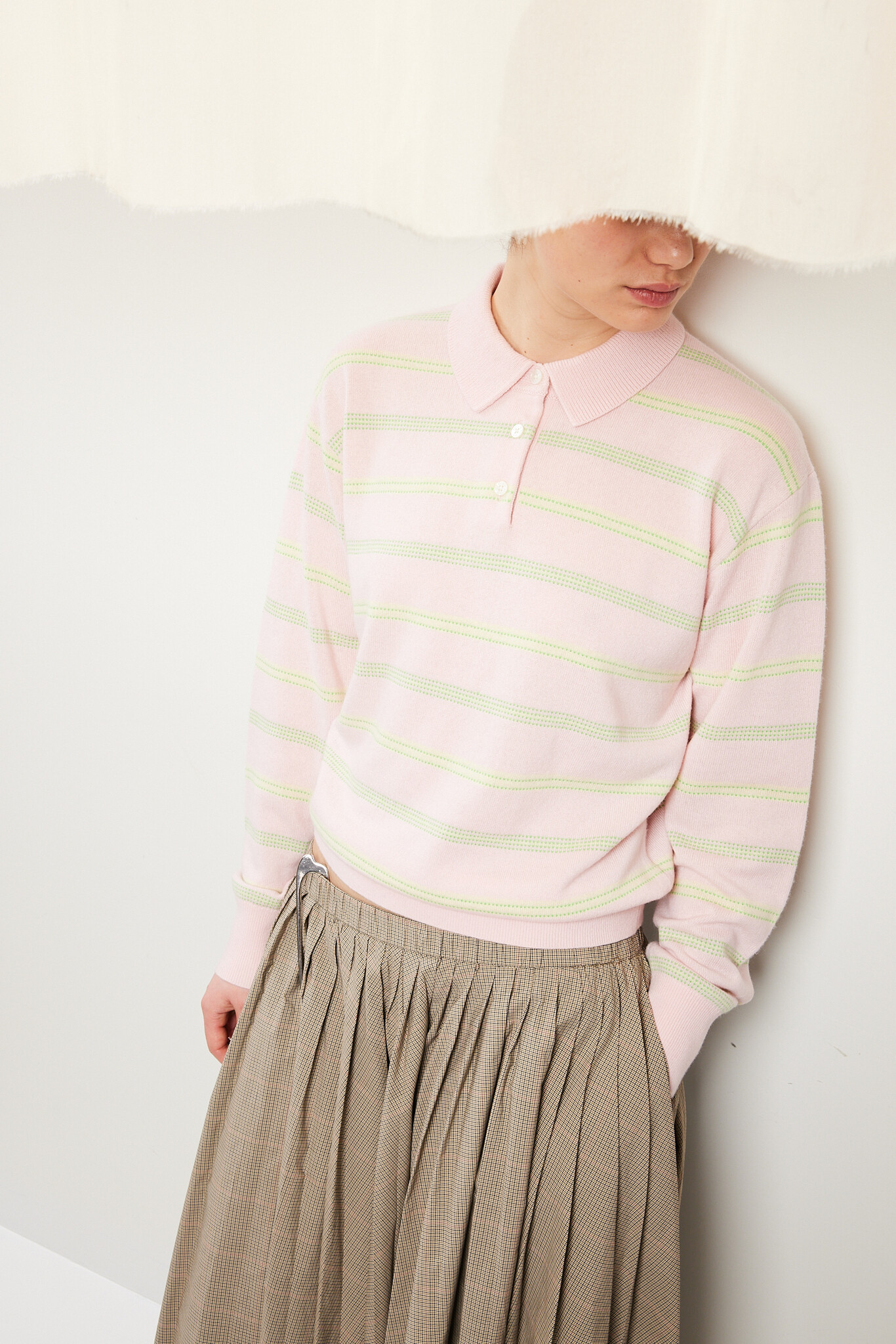 Guest in Residence - Collegiate stripe polo