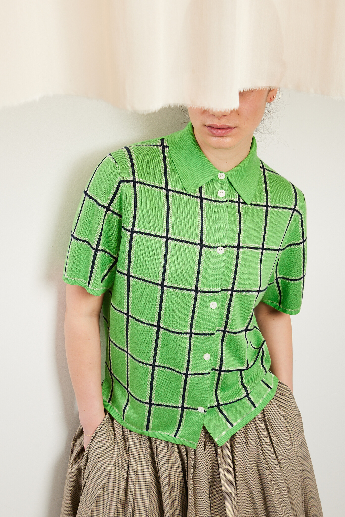 Guest in Residence - Picnic plaid shirt