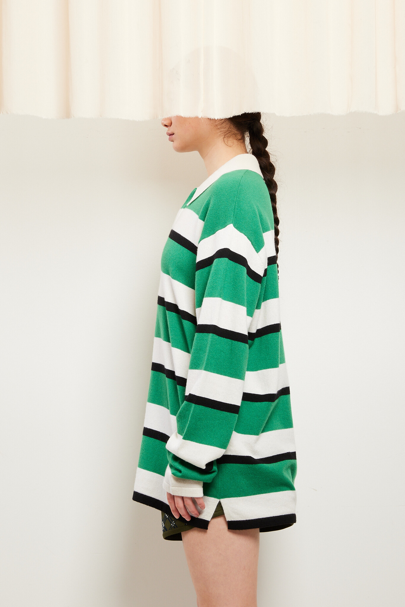 Guest in Residence - Striped cashmere rugby