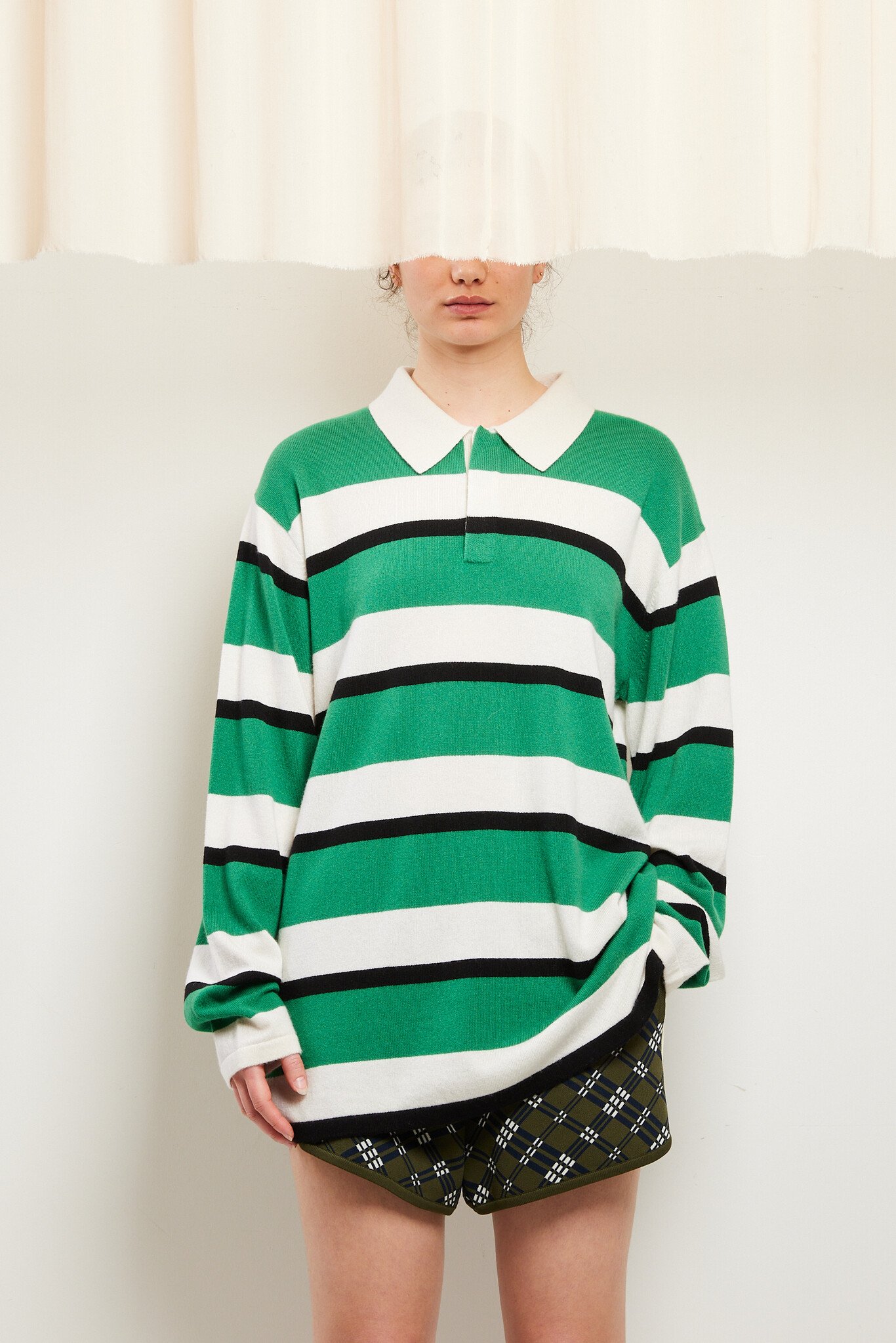 Guest in Residence Striped cashmere rugby