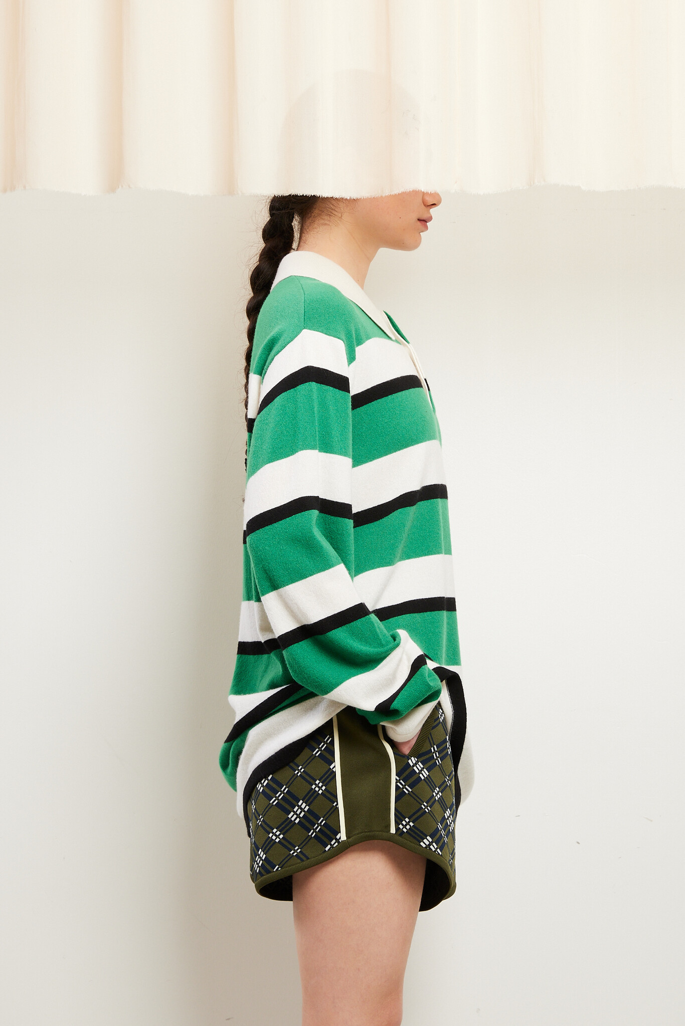 Guest in Residence - Striped cashmere rugby