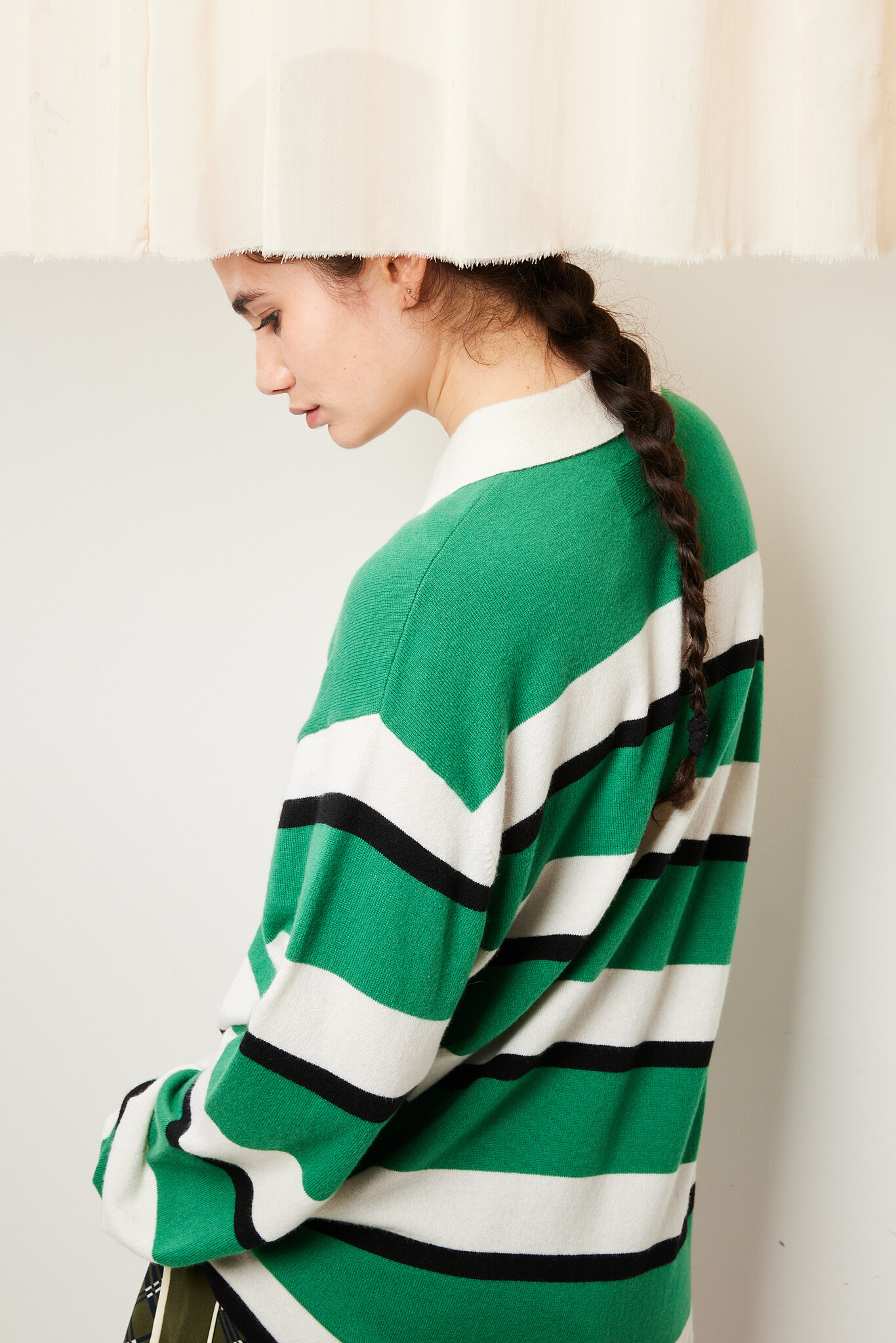 Guest in Residence - Striped cashmere rugby