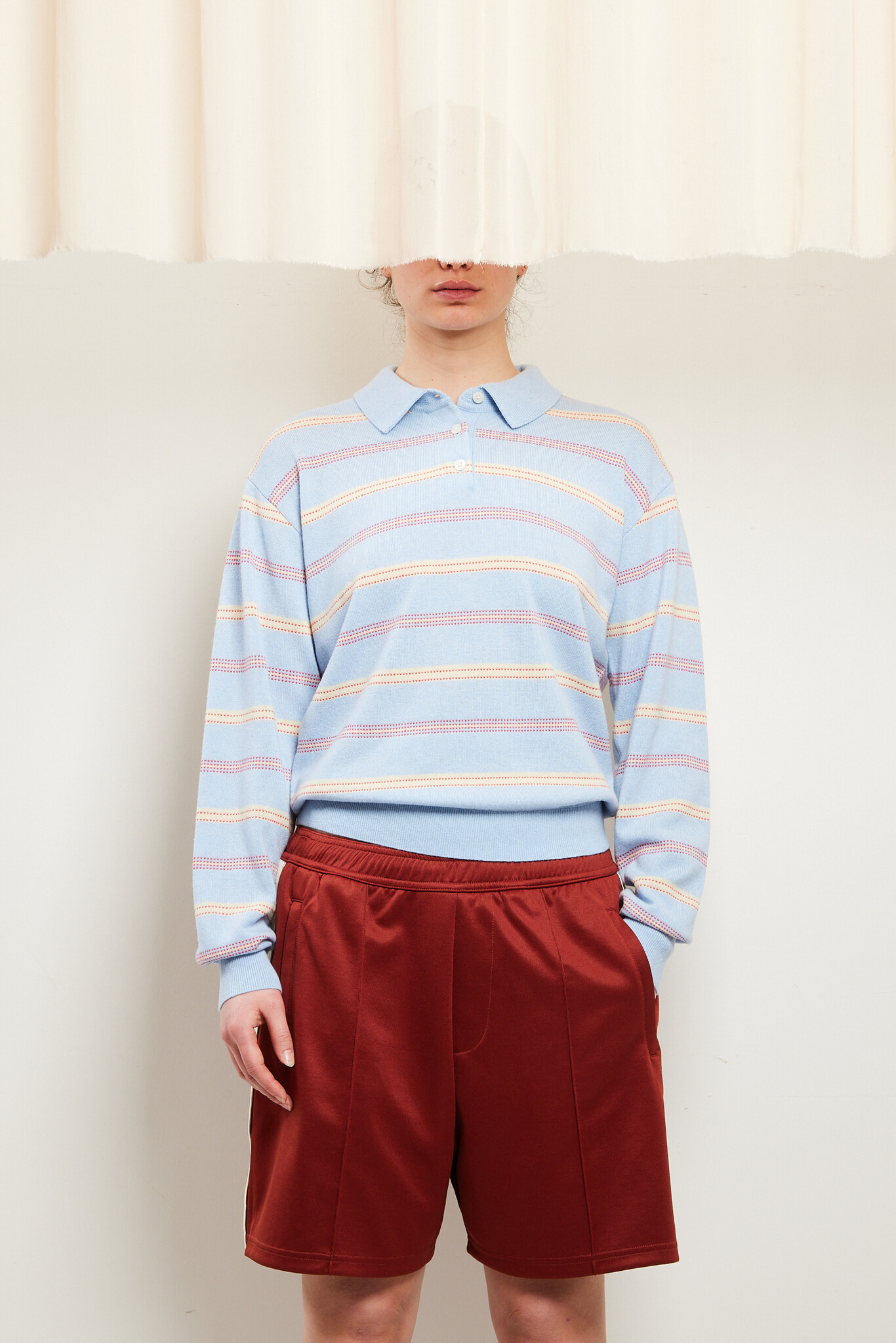 Guest in Residence Collegiate stripe polo