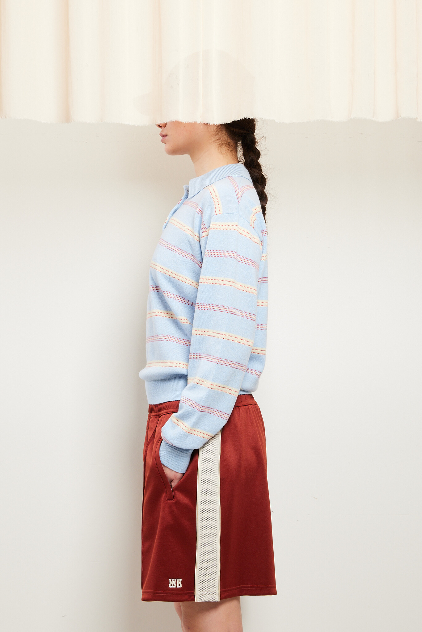 Guest in Residence - Collegiate stripe polo