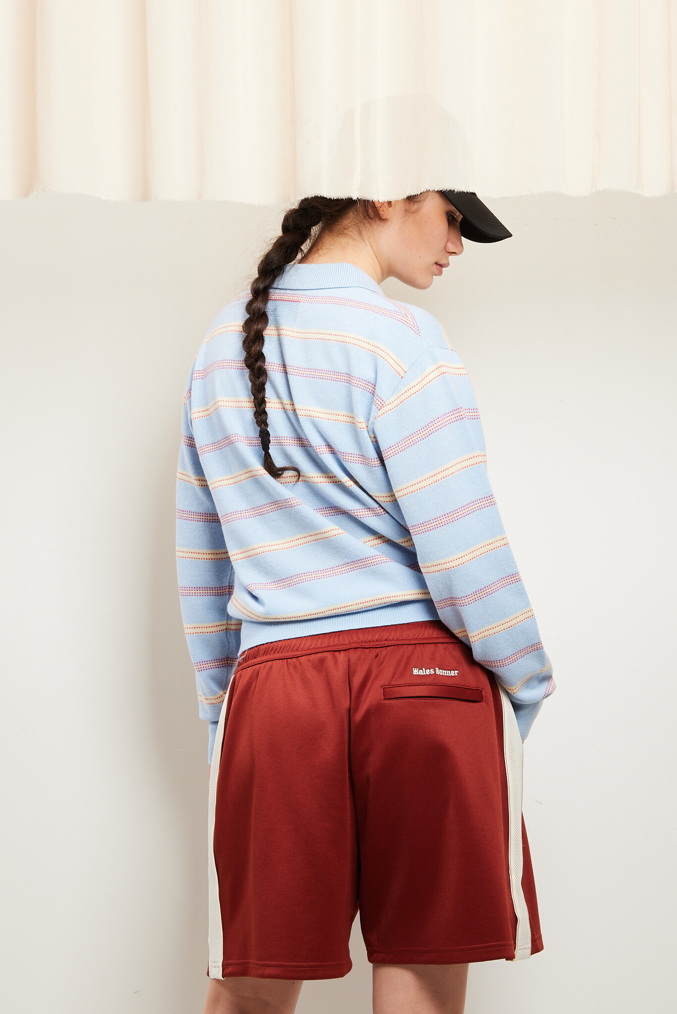 Guest in Residence - Collegiate stripe polo