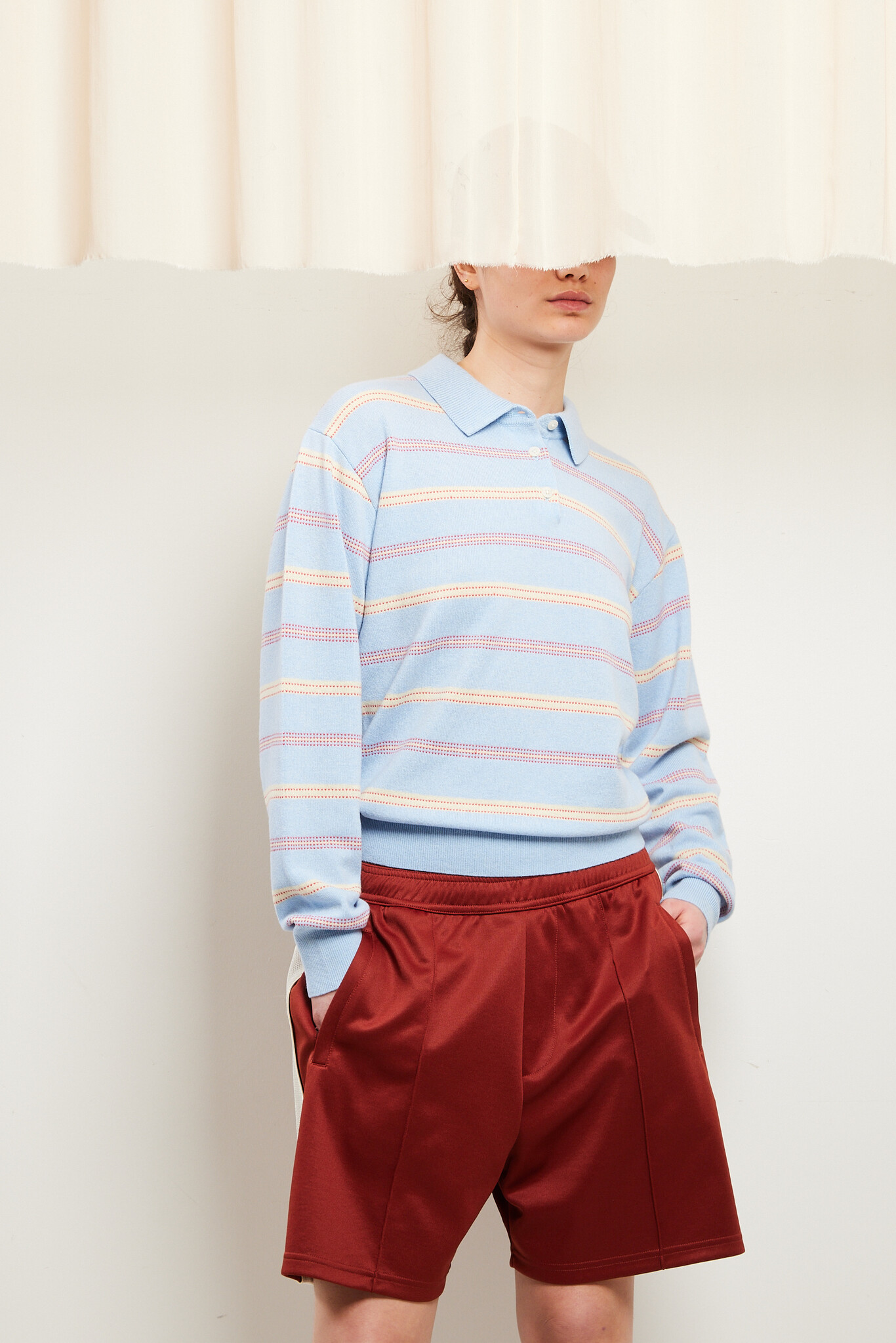 Guest in Residence - Collegiate stripe polo