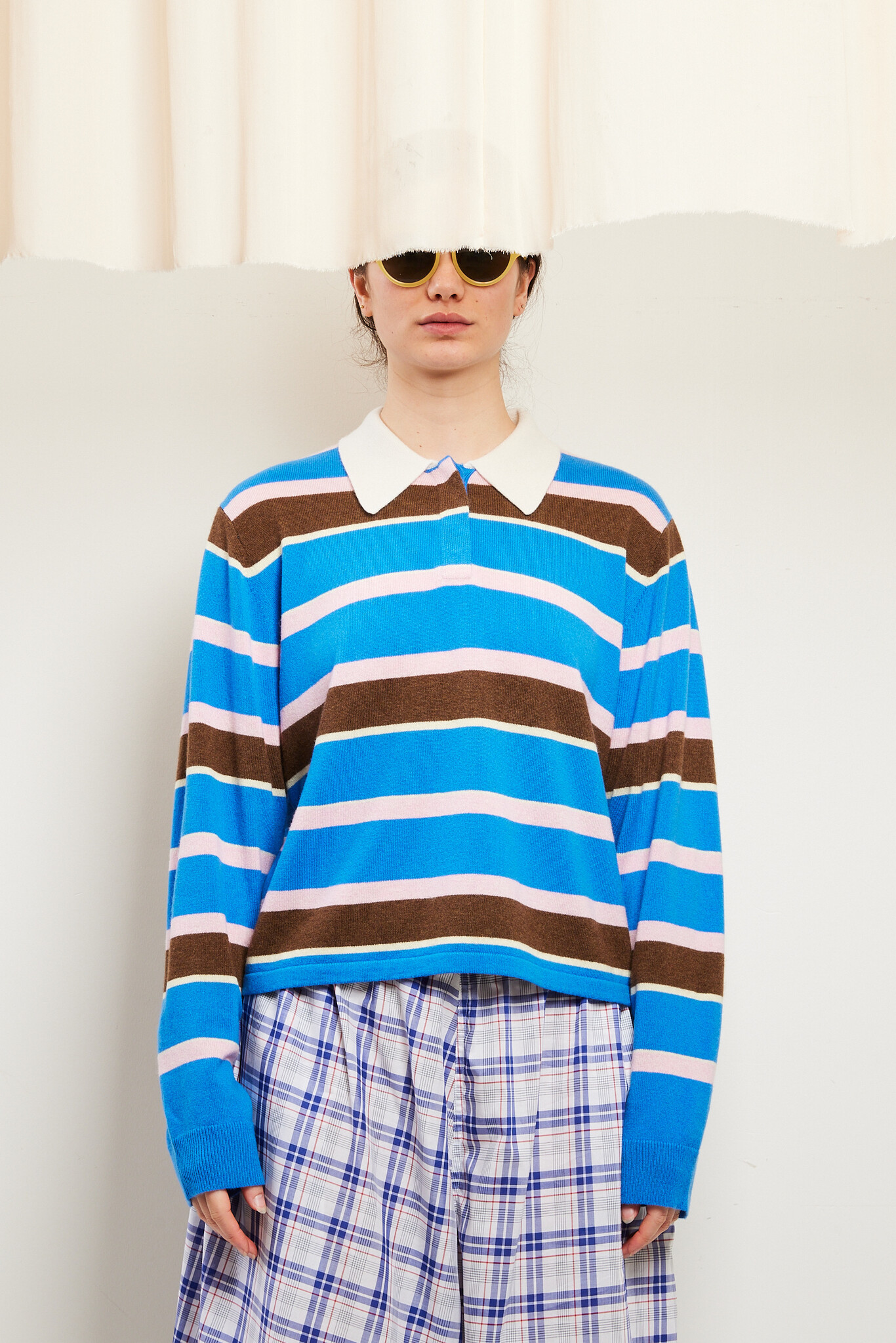 Guest in Residence - Cropped Stripe Rugby