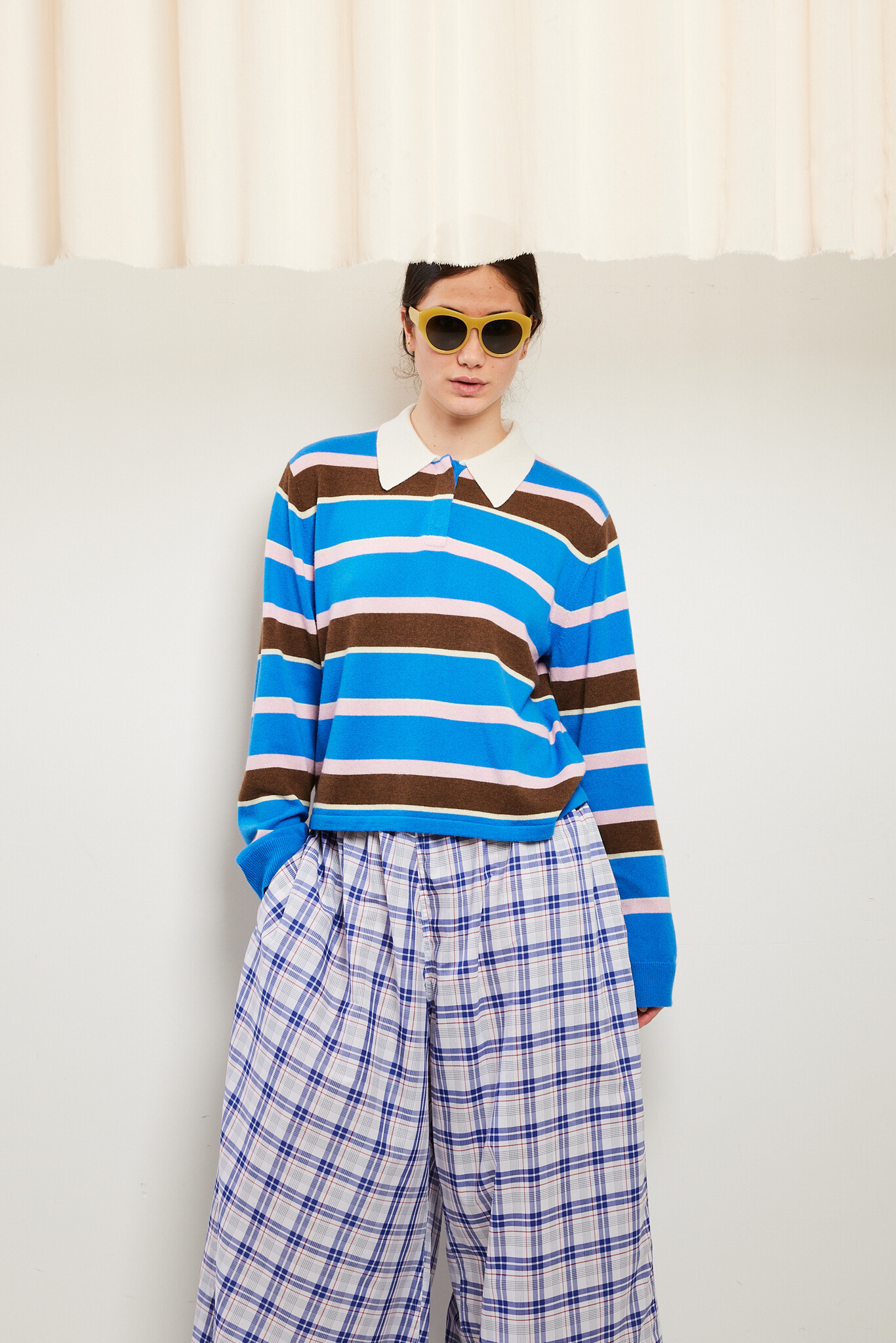 Guest in Residence - Cropped Stripe Rugby